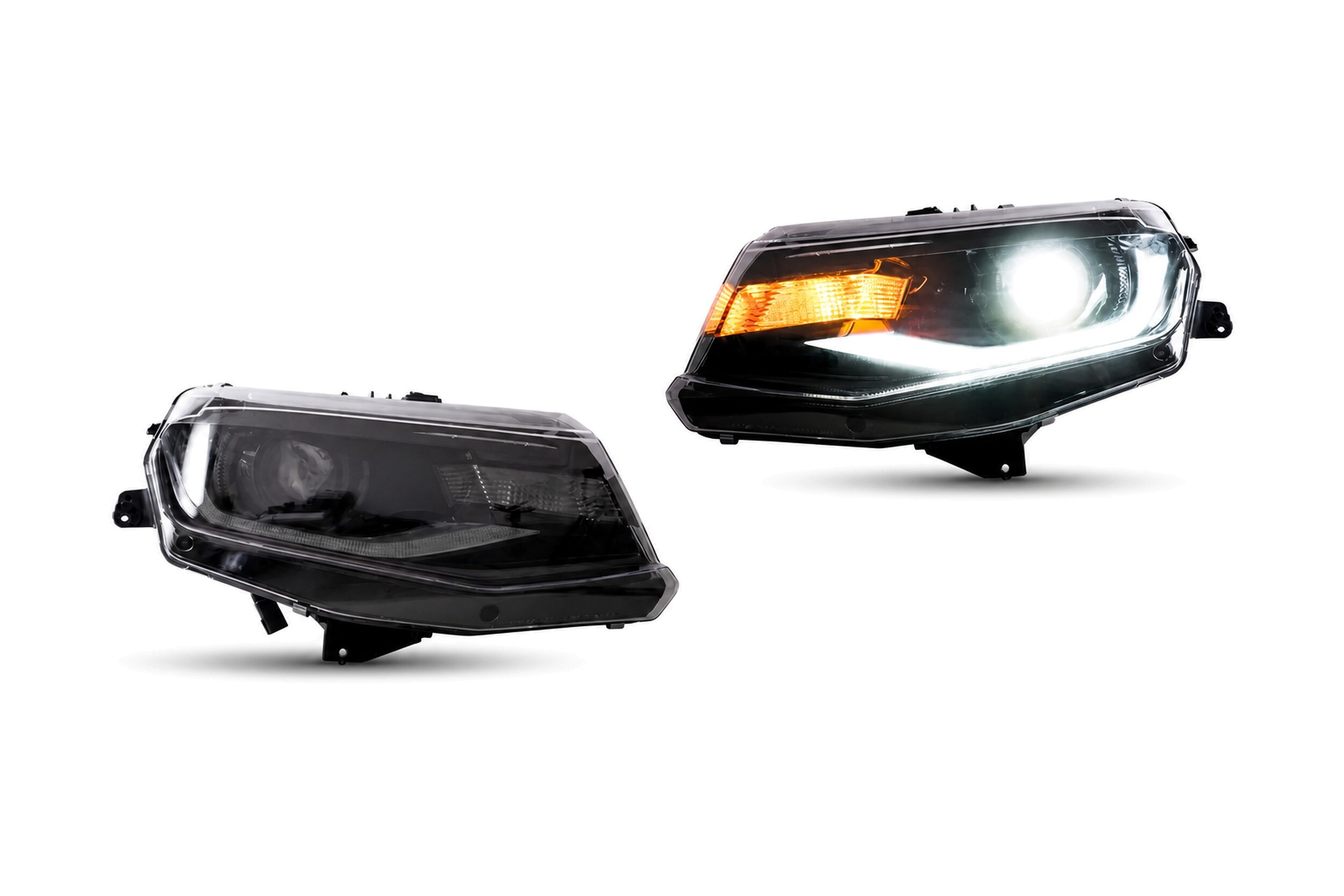 16-24 Chevrolet Camaro: LED Projector Headlights - Black