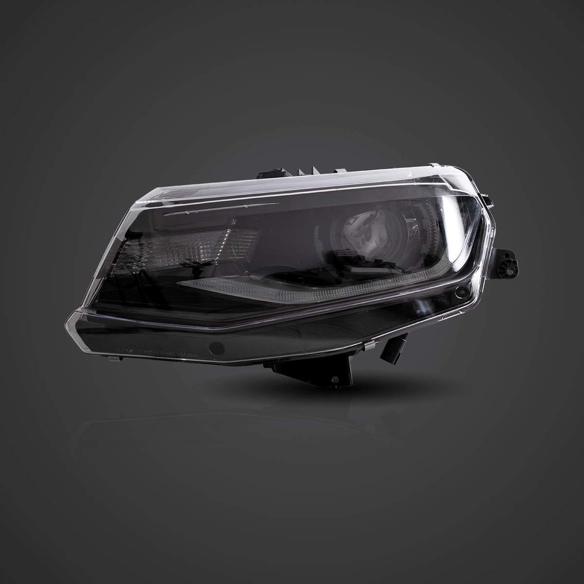 16-24 Chevrolet Camaro: LED Projector Headlights - Black photo 4