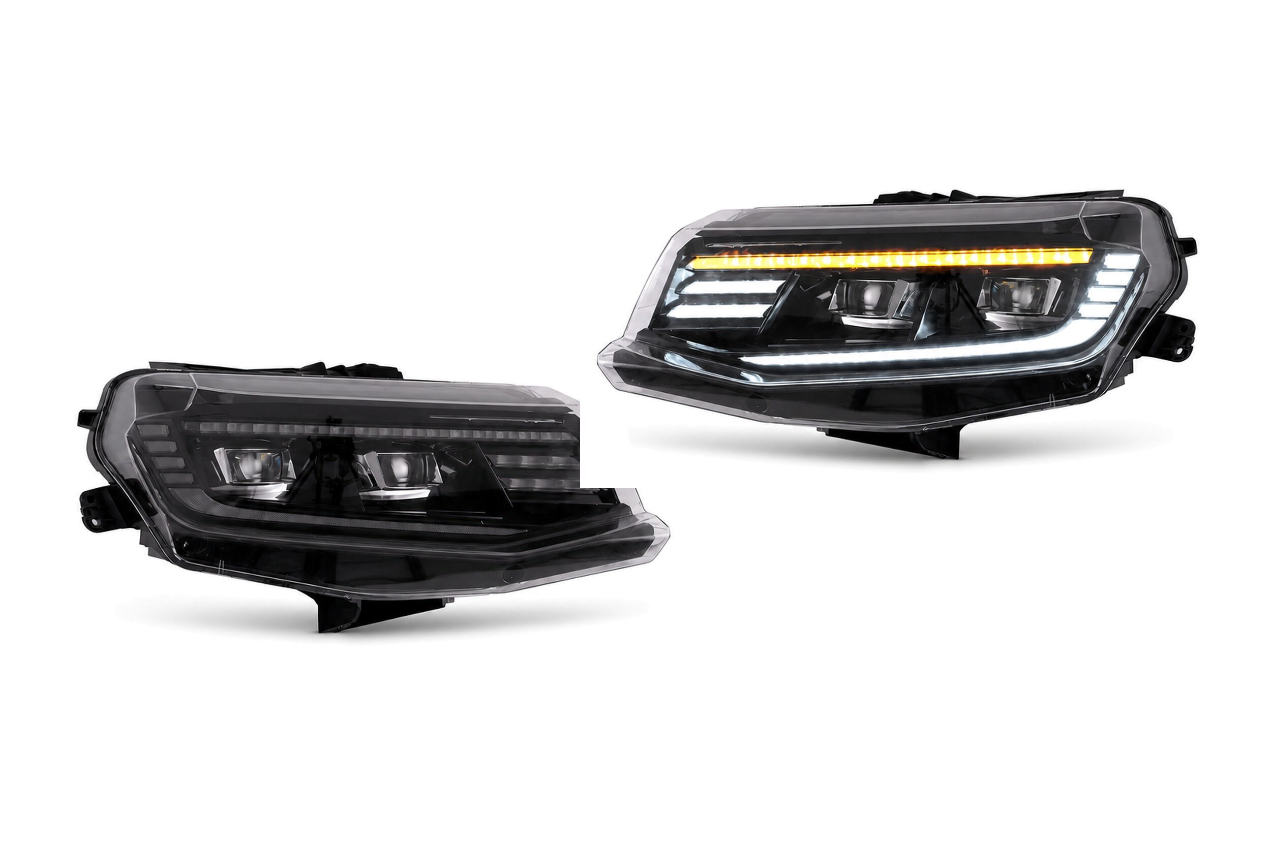 16-24 Chevrolet Camaro: LED Projector Headlights - Black