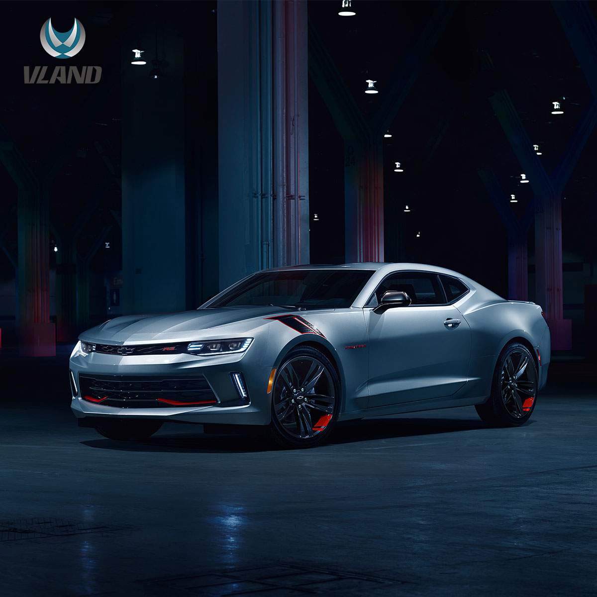 16-24 Chevrolet Camaro: LED Projector Headlights - Black photo 4