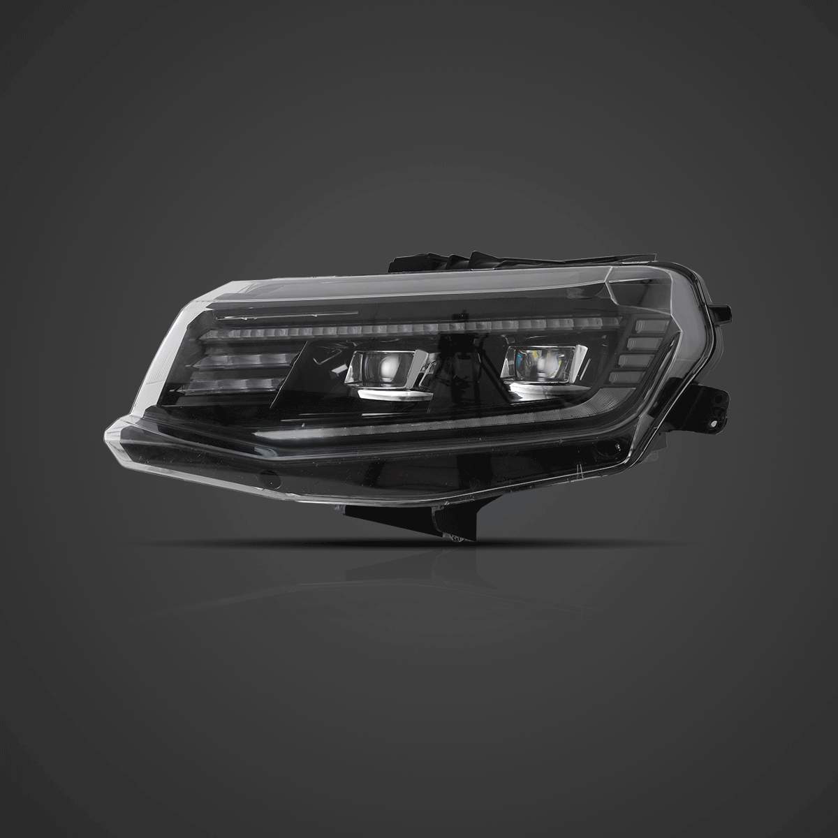 16-24 Chevrolet Camaro: LED Projector Headlights - Black photo 3