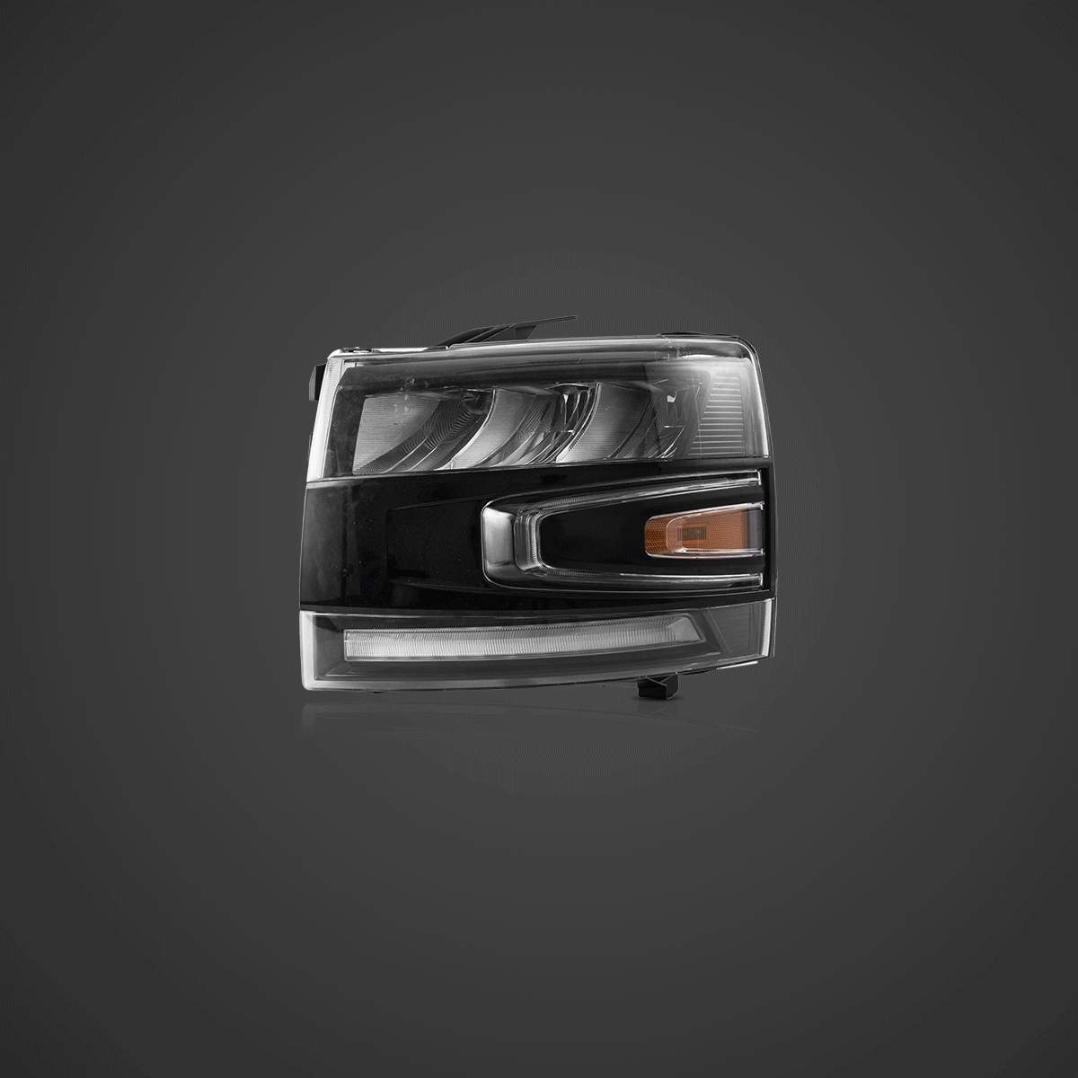 07-14 Chevrolet Silverado: LED Headlights - Chrome/Black photo 3