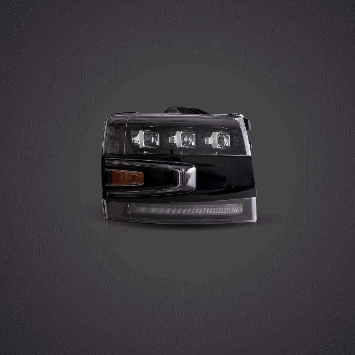 07-14 Chevrolet Silverado: LED Projector Headlights - Black photo 3