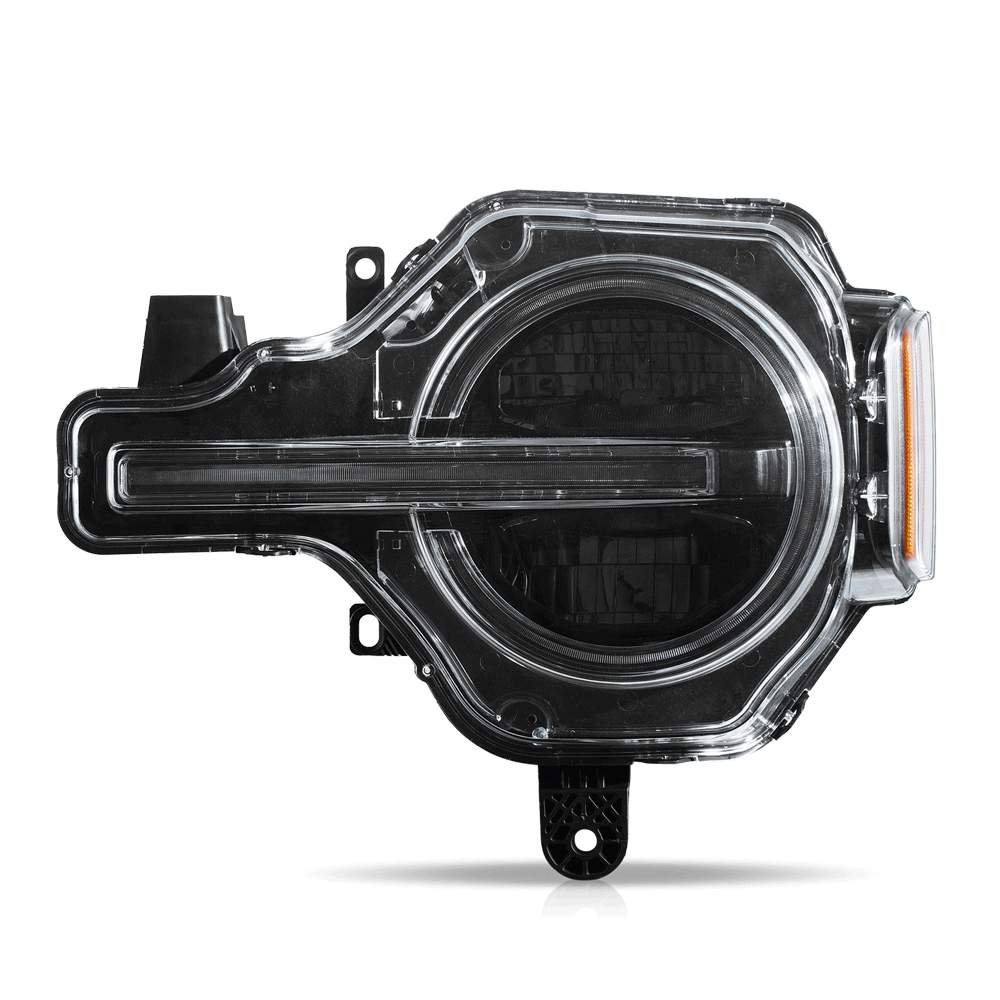 20-26 Ford Bronco: LED Projector Headlights - Black photo 4