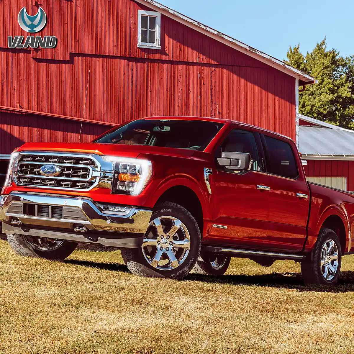 21-23 Ford F-150: LED Headlights - Chrome photo 2