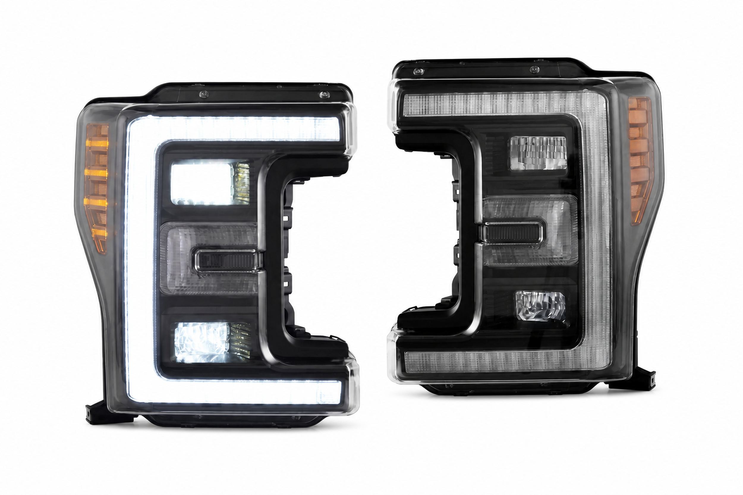 17-19 Ford Super Duty: LED Headlights - Black
