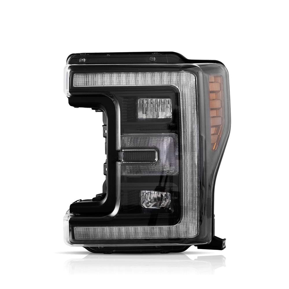 17-19 Ford Super Duty: LED Headlights - Black photo 4