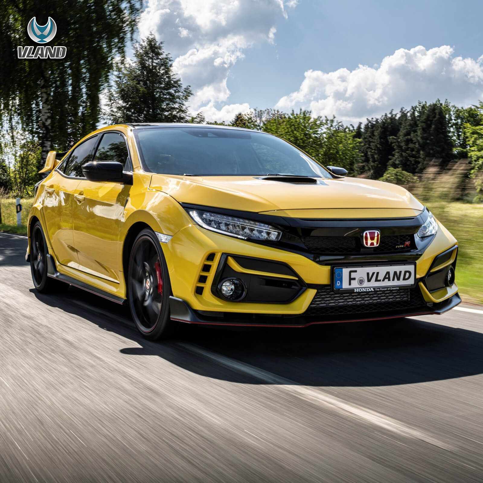 16-21 Honda Civic: LED Headlights - Blue photo 3