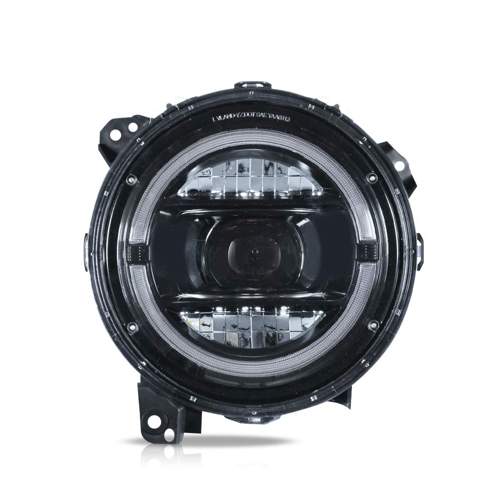 19-23 Jeep Gladiator: LED Projector Headlights - Black photo 4