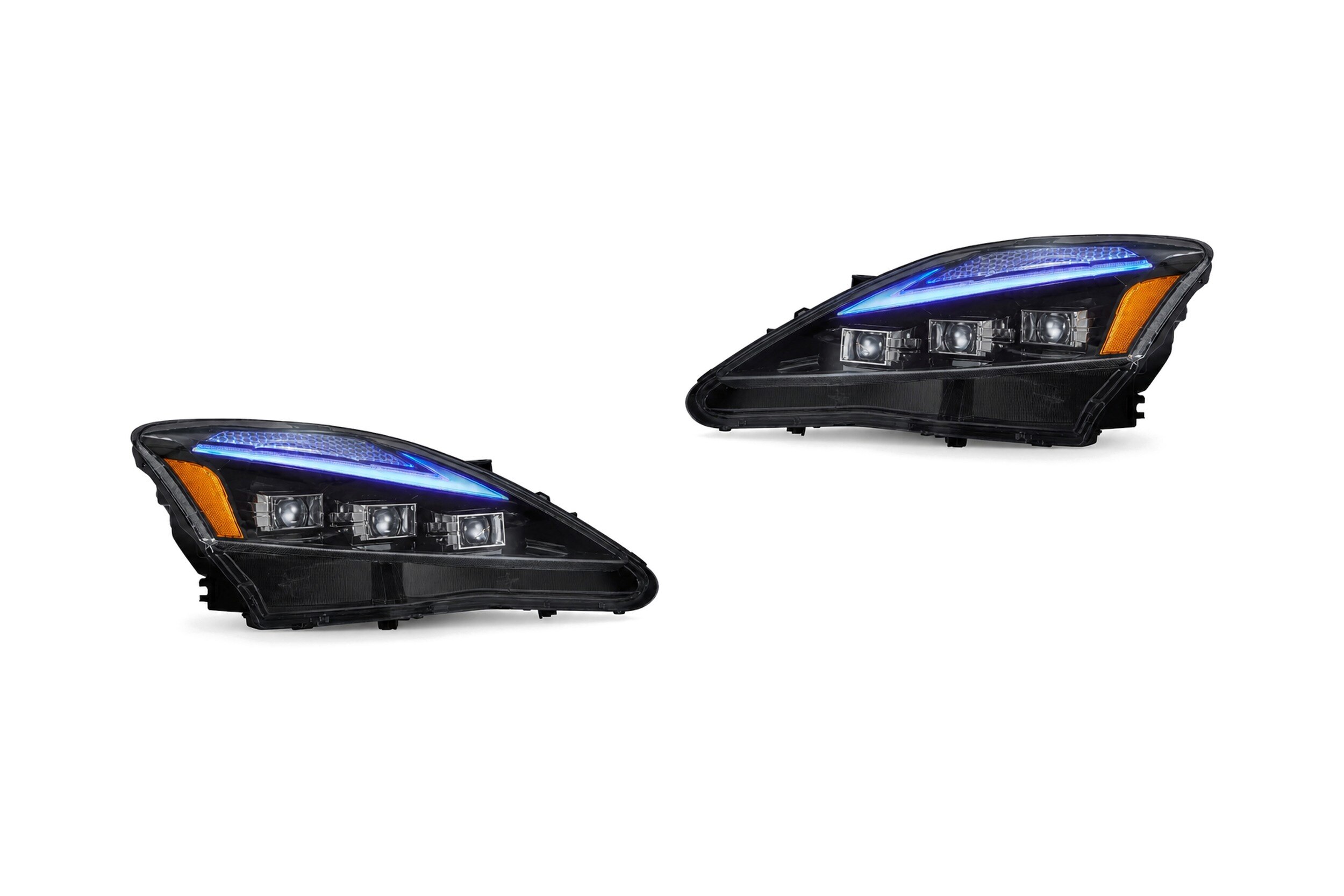 06-12 Lexus IS250: LED Projector Headlights - Amber Reflector