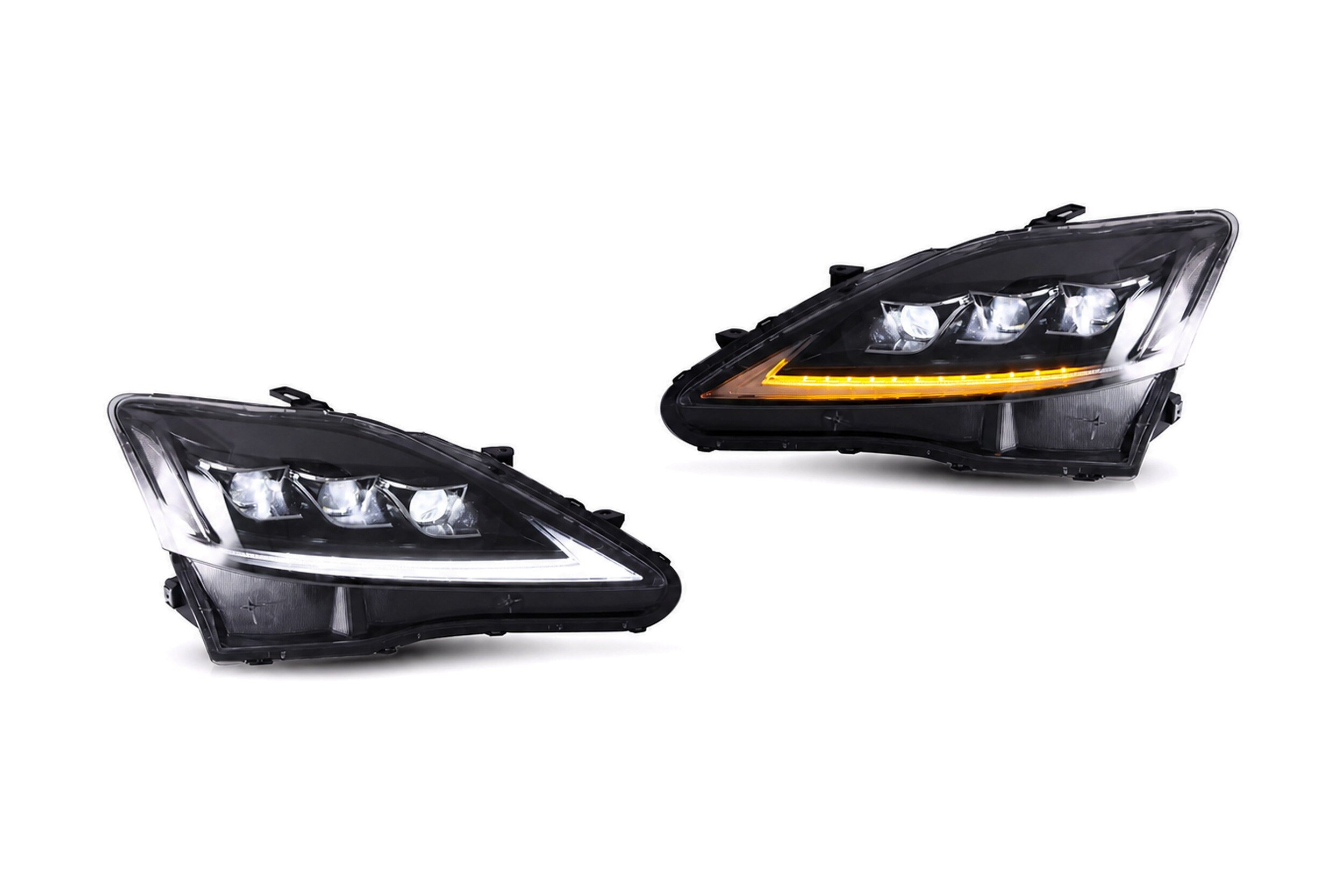 07-13 Lexus IS300: LED Projector Headlights - Clear Reflector photo 1