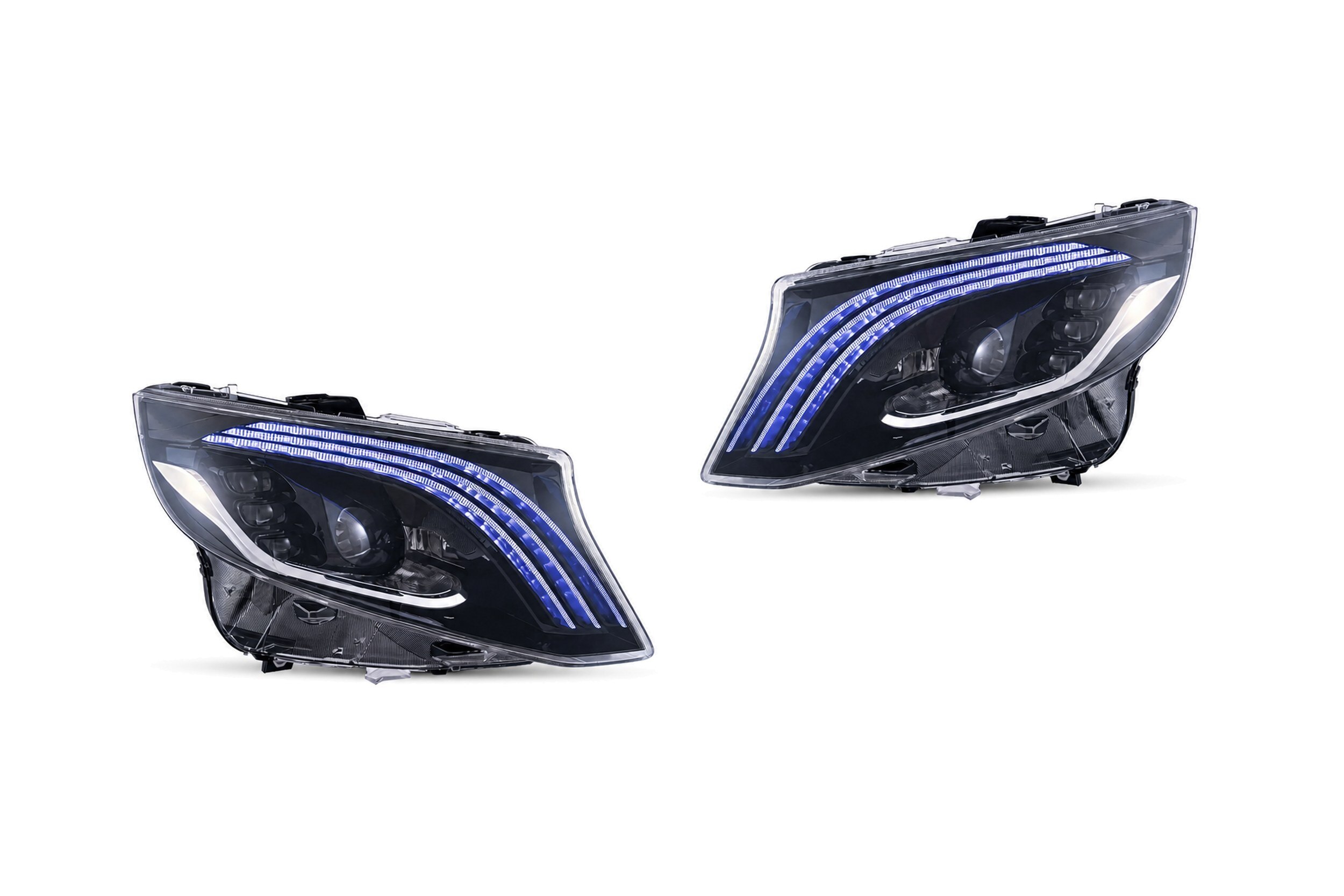 16-23 Mercedes-Benz Metris/Vito/V-Class: LED Matrix Projector Headlights - Black