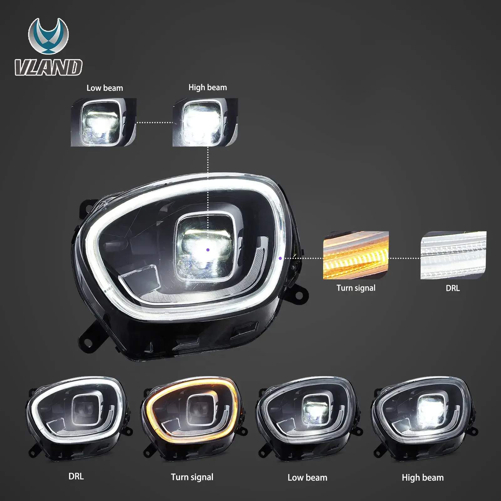 17-20 Mini Countryman: LED Projector Headlights photo 3