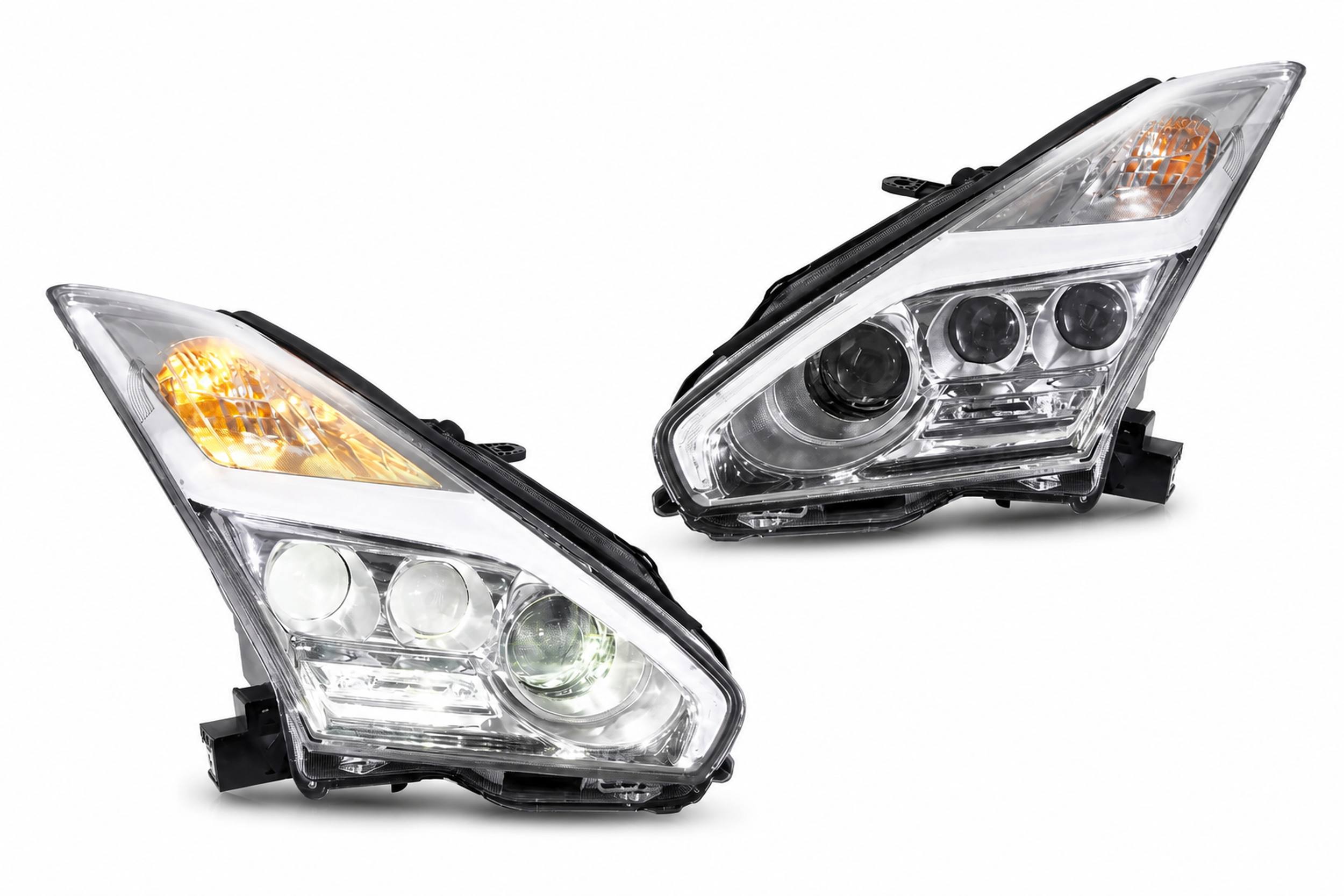 08-23 Nissan GT-R: LED Projector Headlights - Chrome