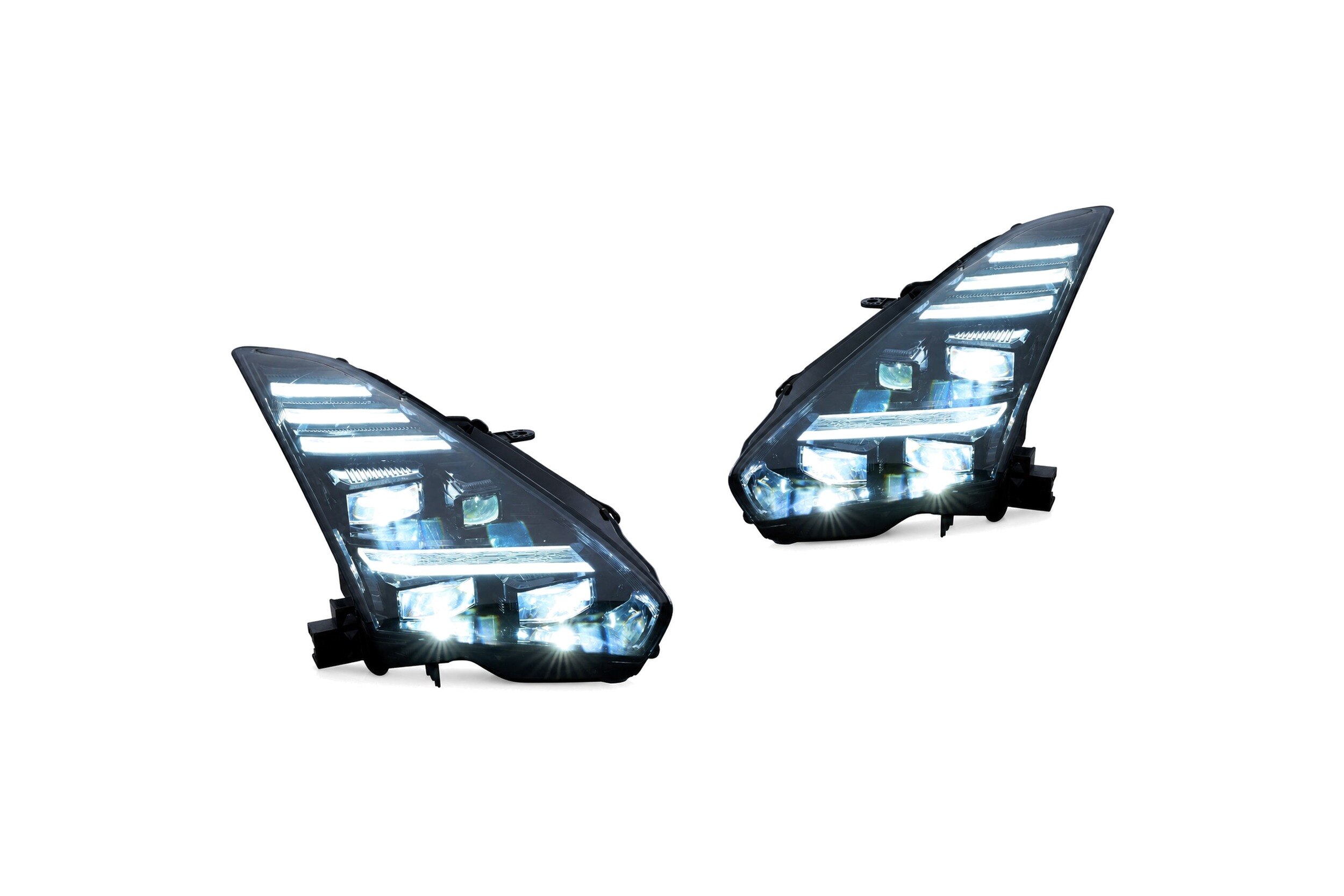 08-23 Nissan GT-R: LED Projector Headlights - Black