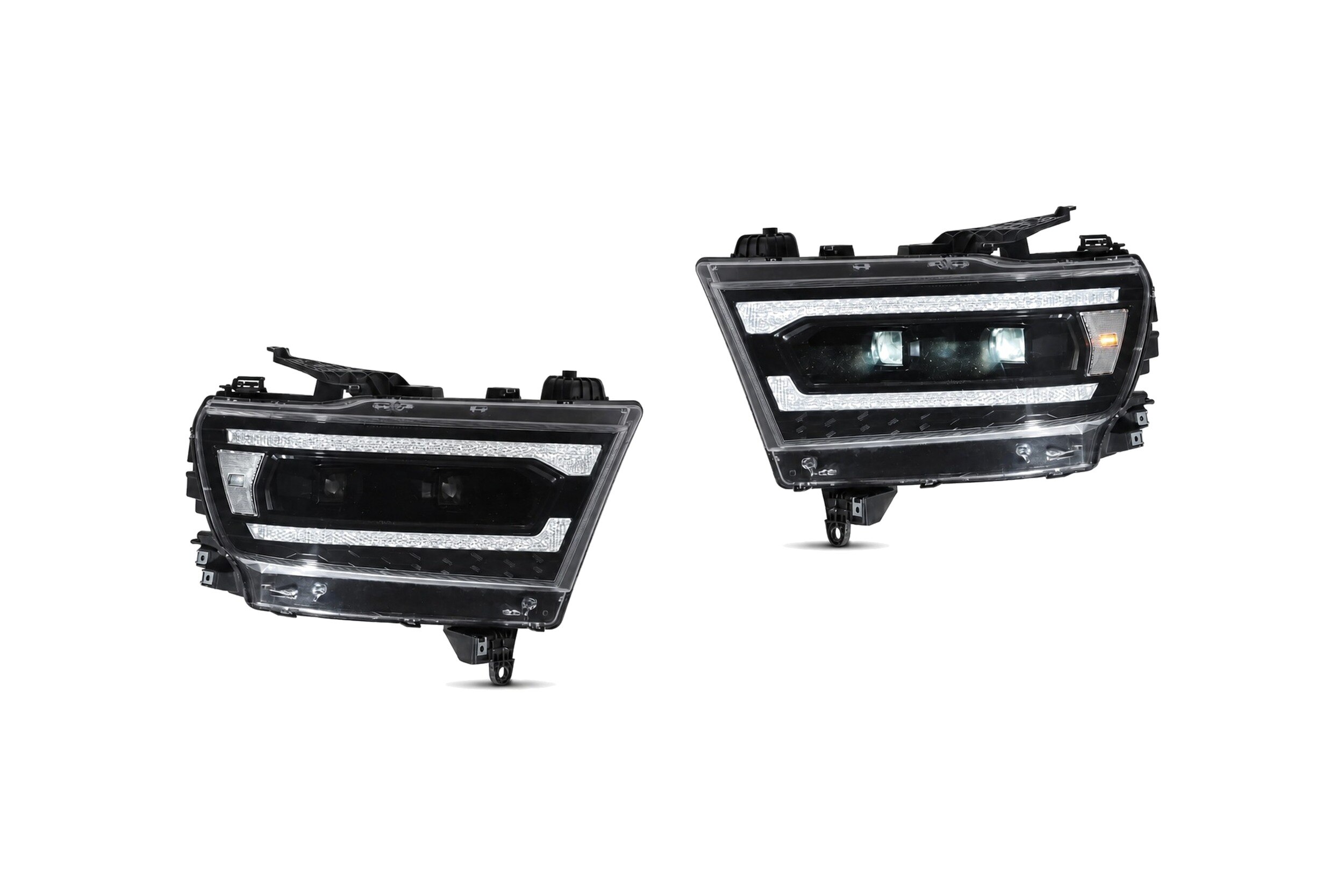 19-24 Ram 1500: LED Projector Headlights - Clear