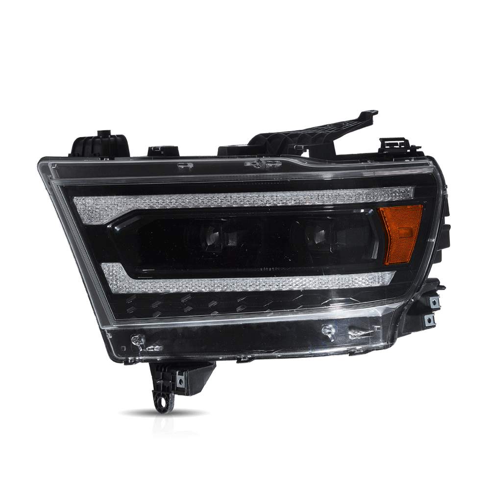 19-24 Ram 1500: LED Projector Headlights - Clear photo 4