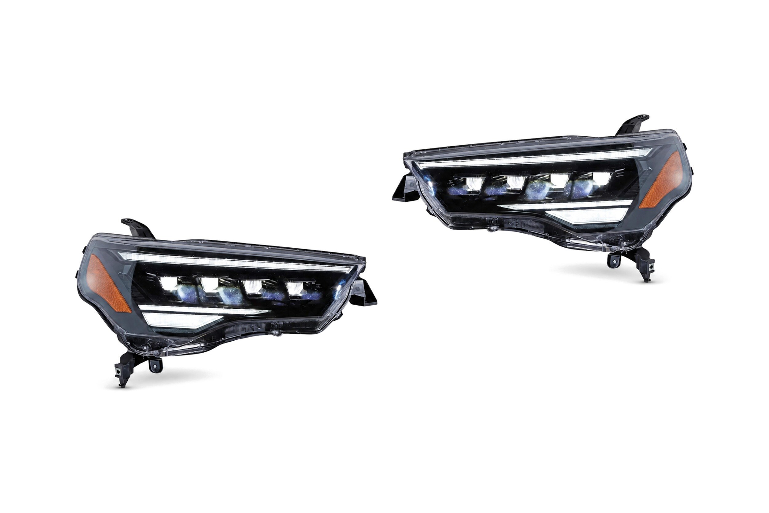 14-24 Toyota 4Runner: LED Projector Headlights 4-Piece - Black