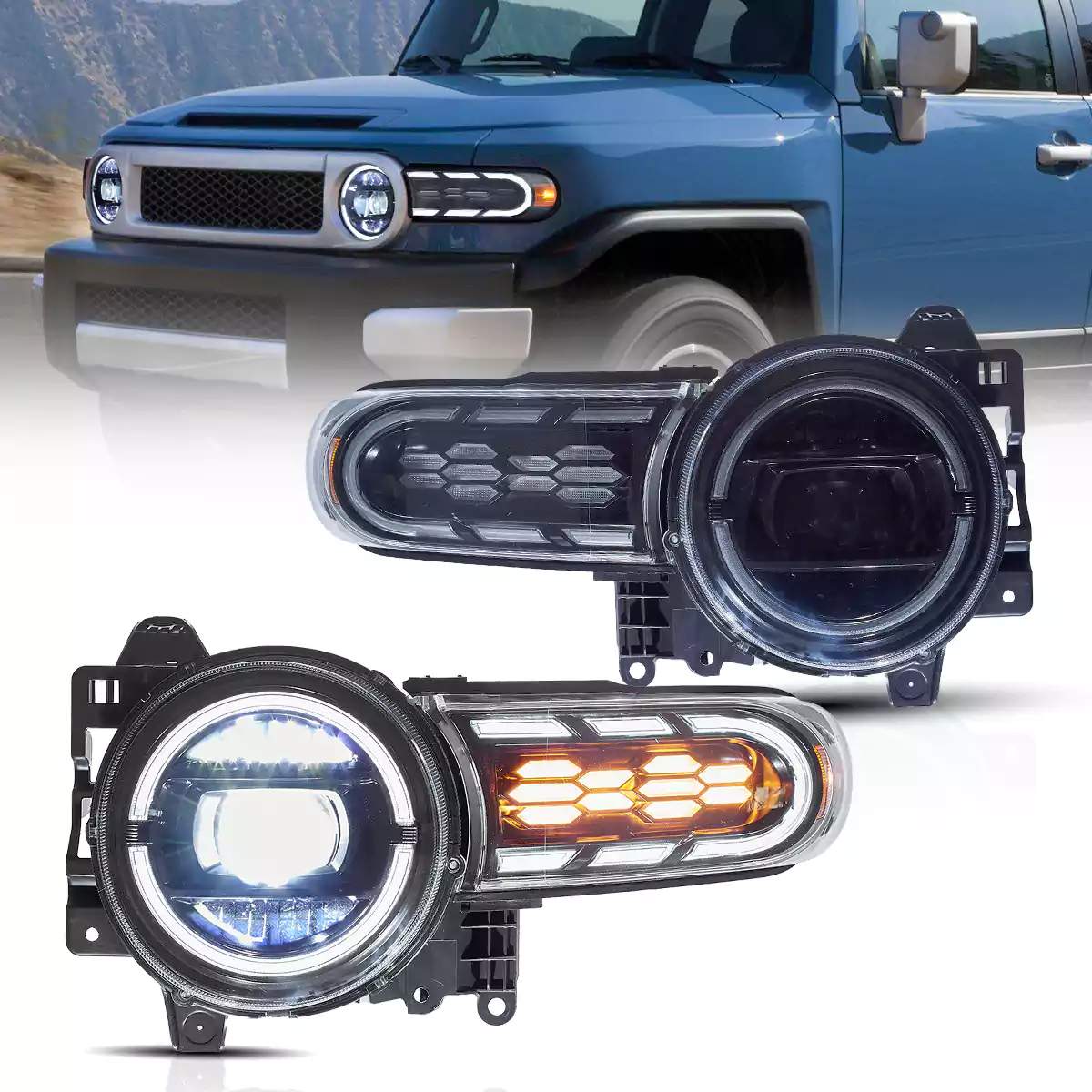 06-23 Toyota FJ Cruiser: LED Projector Headlights photo 2