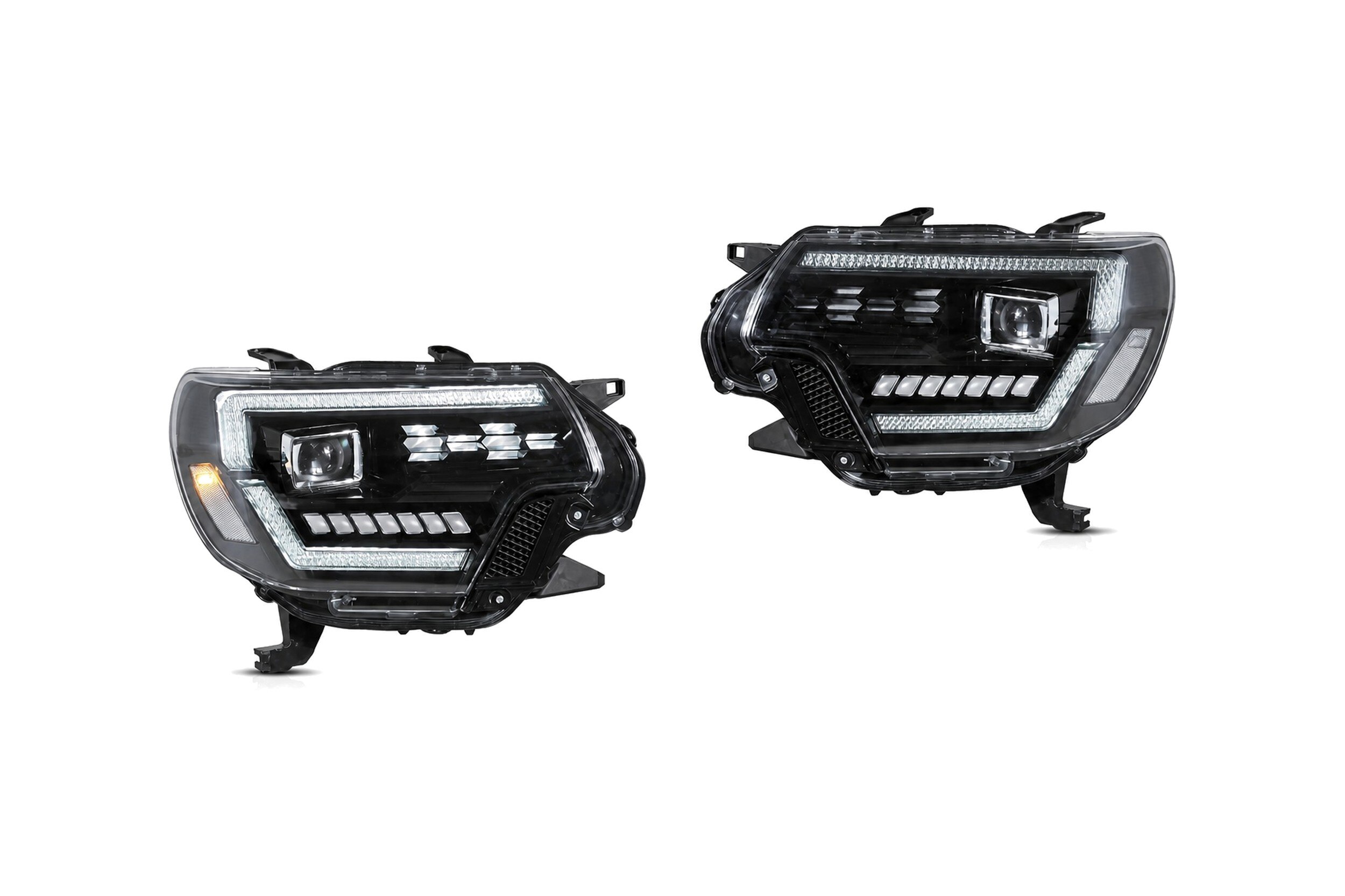 12-15 Toyota Tacoma: LED Projector Headlights - Black