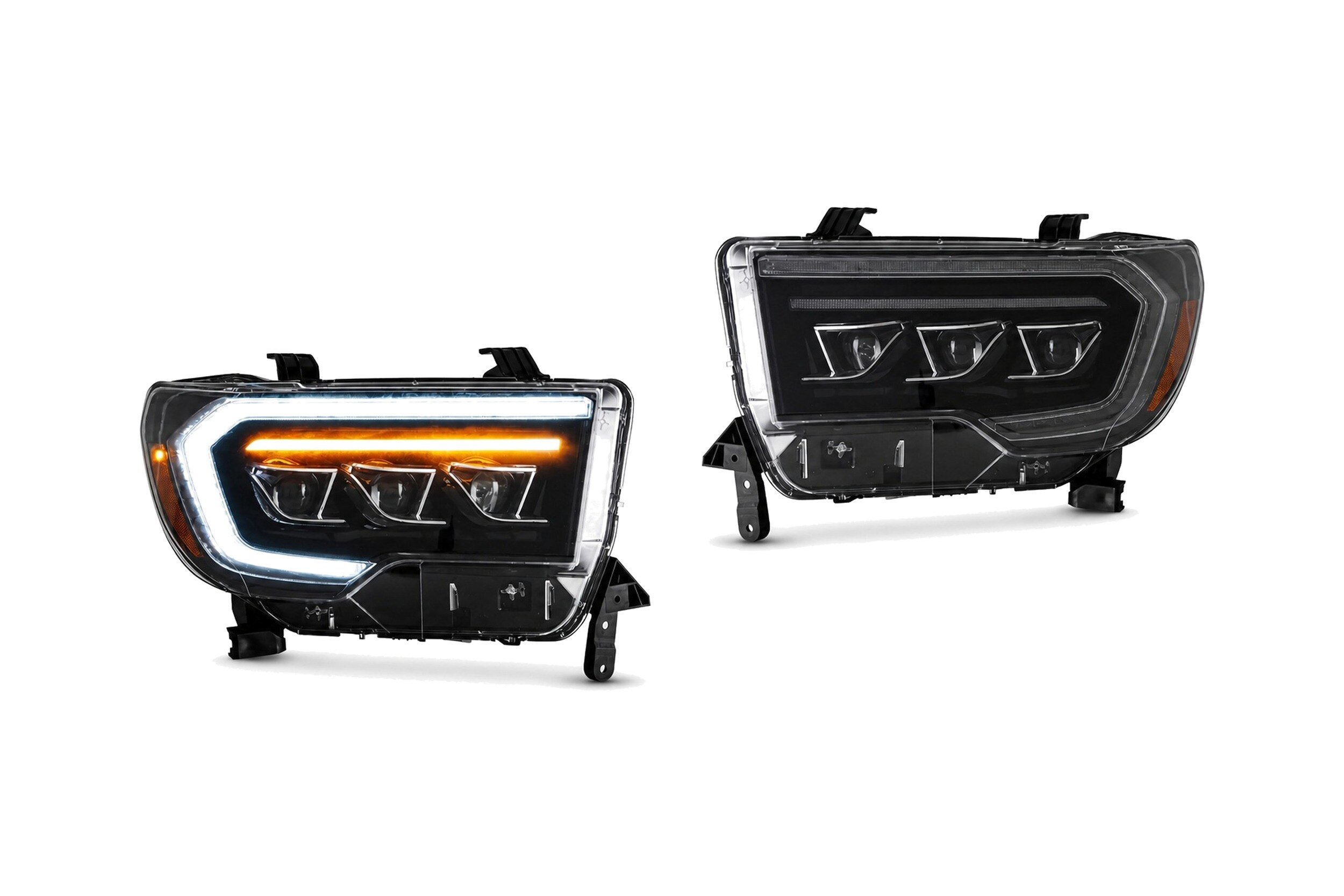 07-13 Toyota Tundra: LED Matrix Projector Headlights - Black