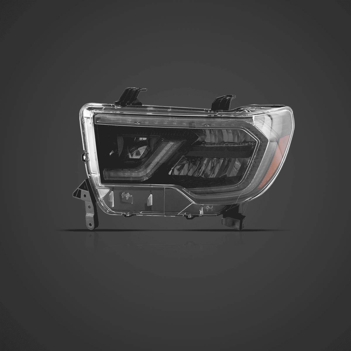 07-13 Toyota Tundra: LED Headlights - Black/Reflection Bowl photo 3