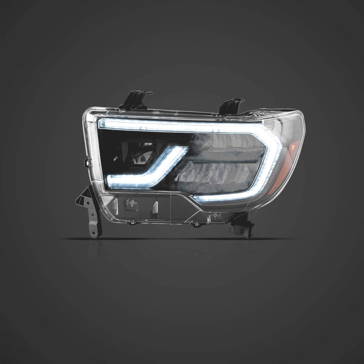 07-13 Toyota Tundra: LED Headlights - Black/Reflection Bowl photo 4