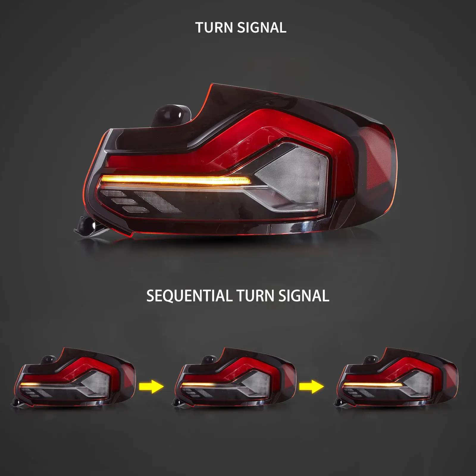 14-21 BMW 2-Series: LED Tail Lights - Red/Clear photo 4
