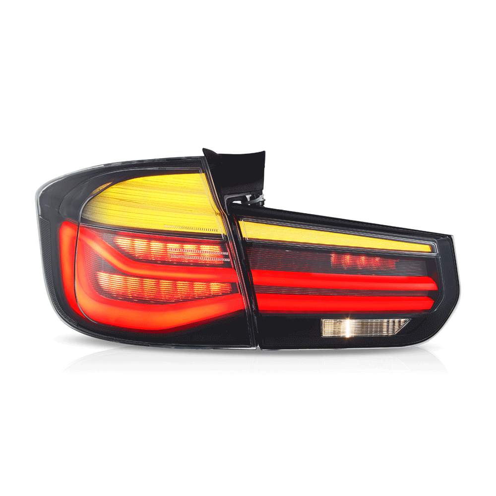 14-19 BMW 3-Series Touring: LED Tail Lights LCI Style - Smoked photo 4
