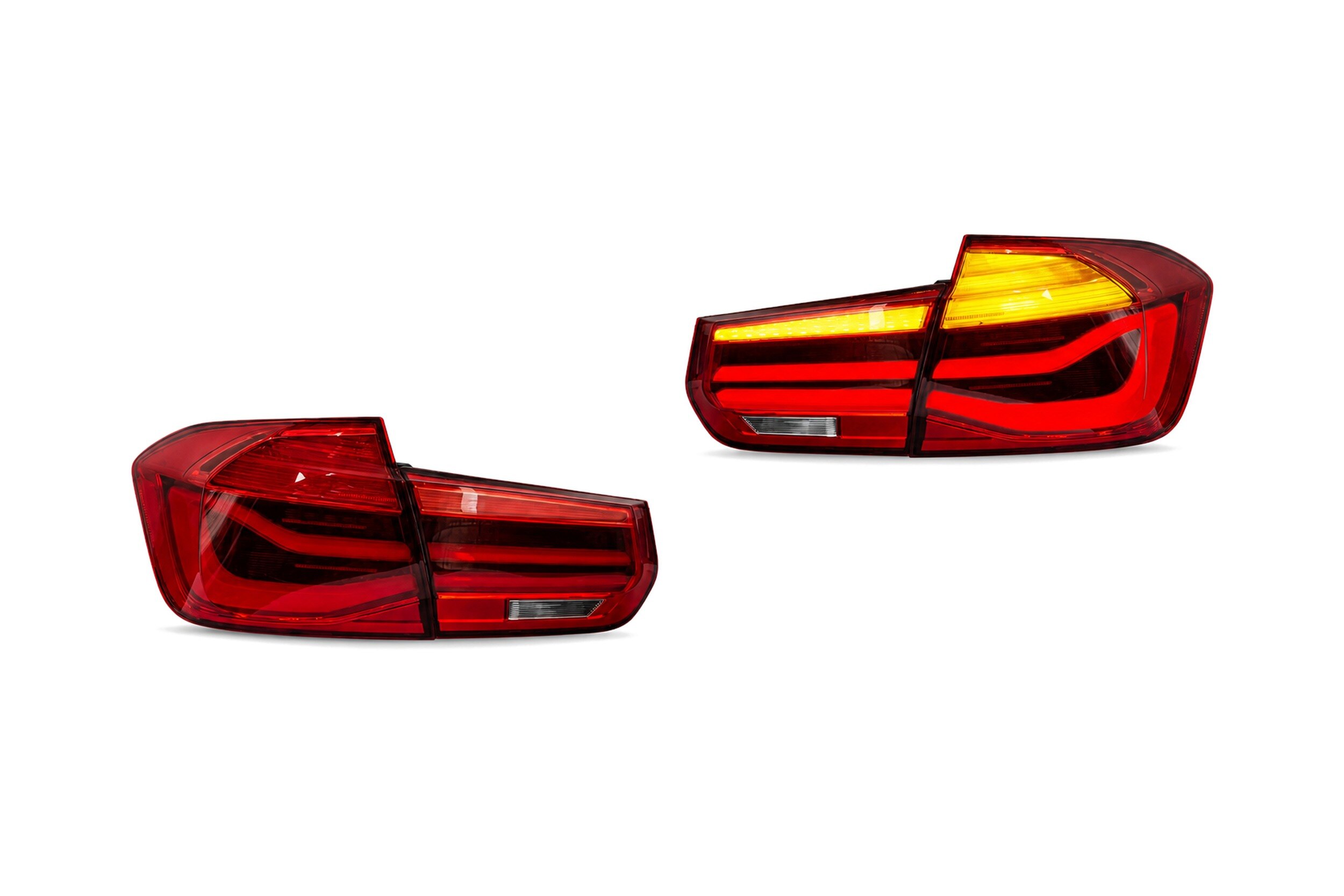 12-19 BMW 3-Series: LED Tail Lights - Amber/Red