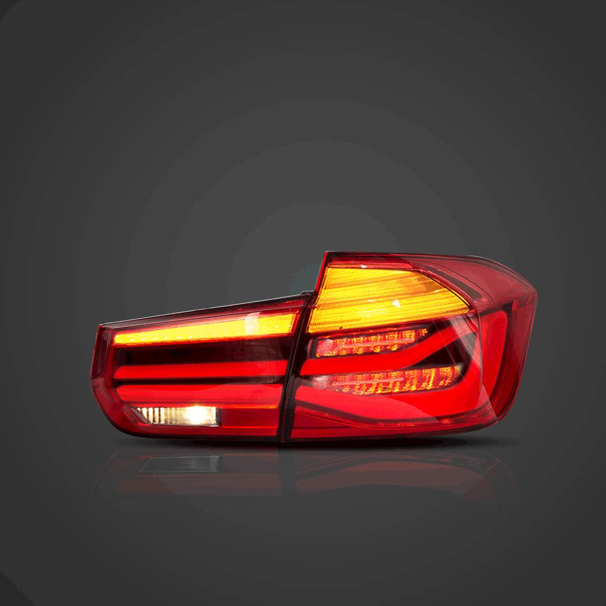 12-19 BMW 3-Series: LED Tail Lights - Amber/Red photo 4