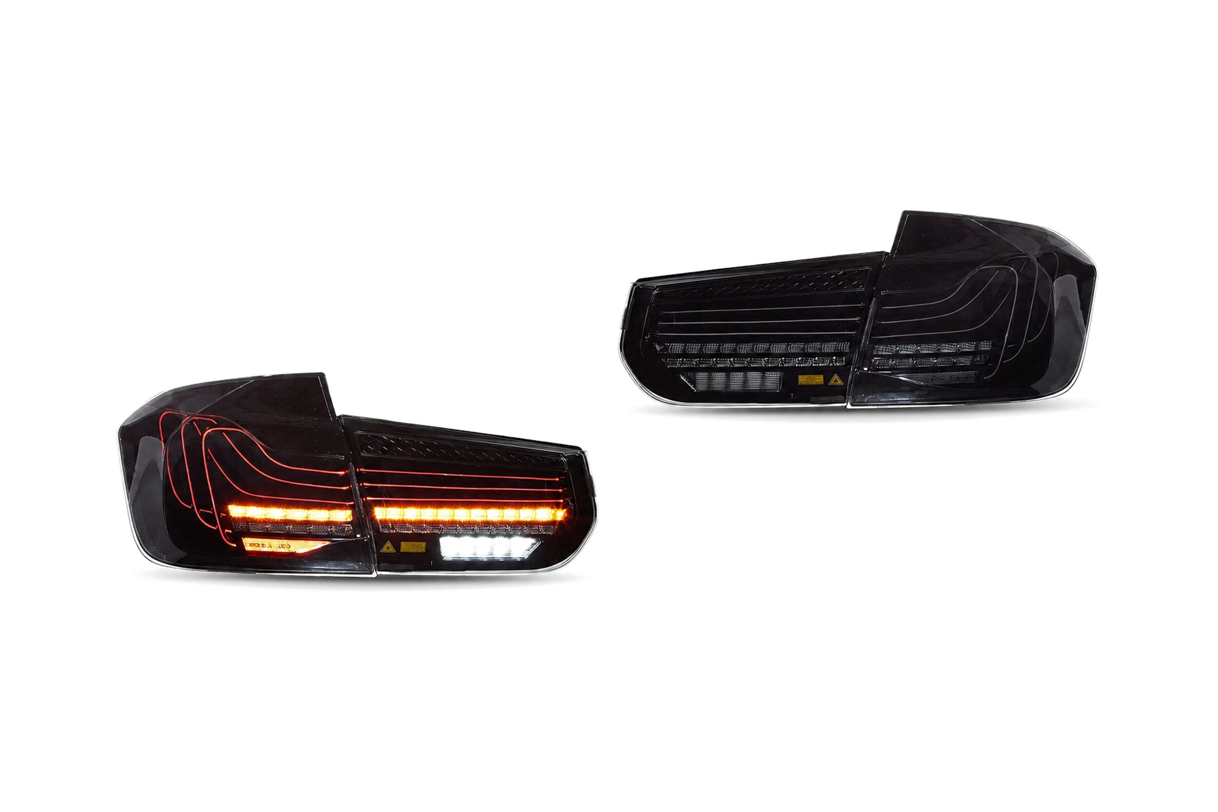 12-19 BMW 3-Series: LED Laser Tail Lights - Smoked