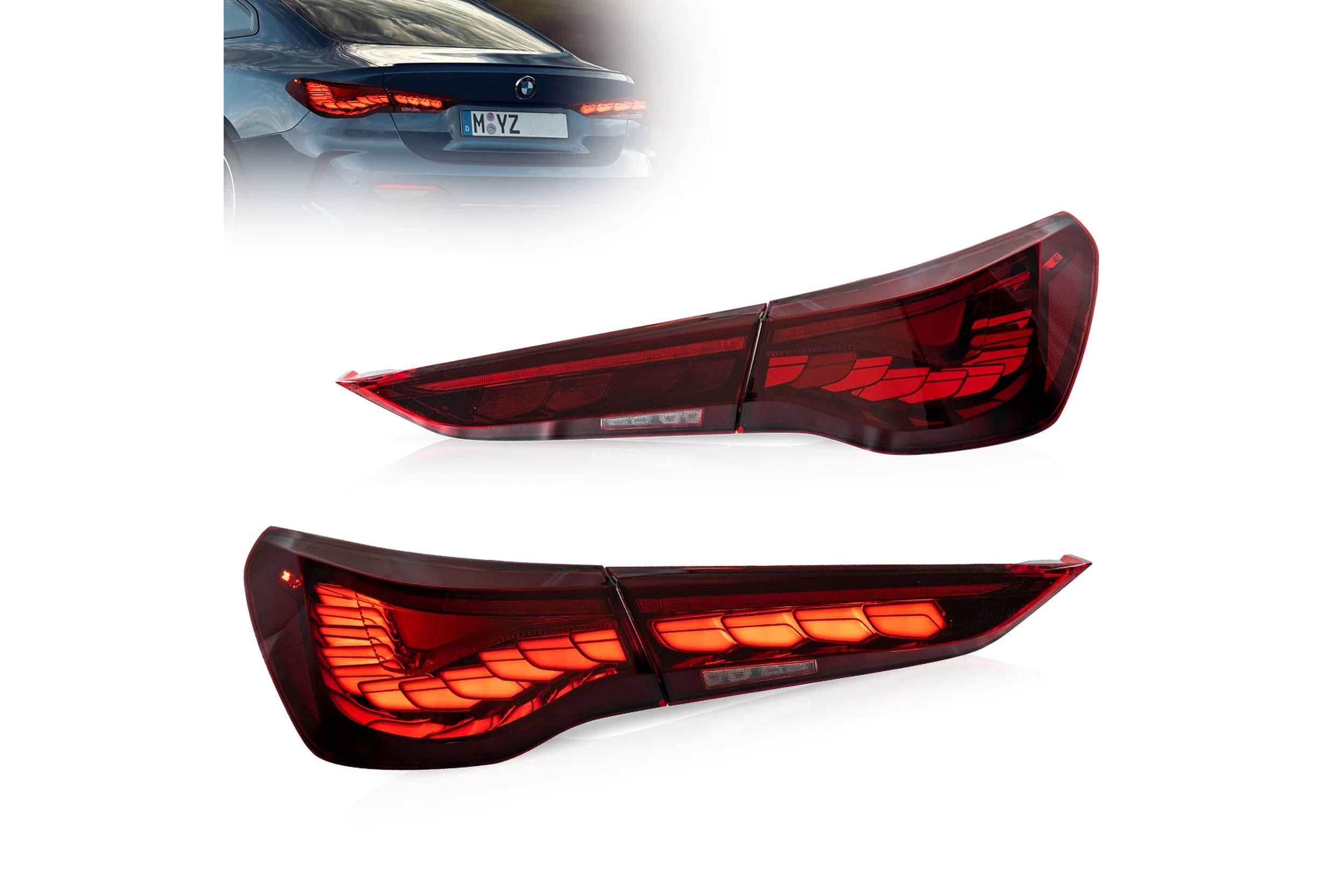 21-22 BMW 4-Series: OLED Tail Lights - Red photo 4