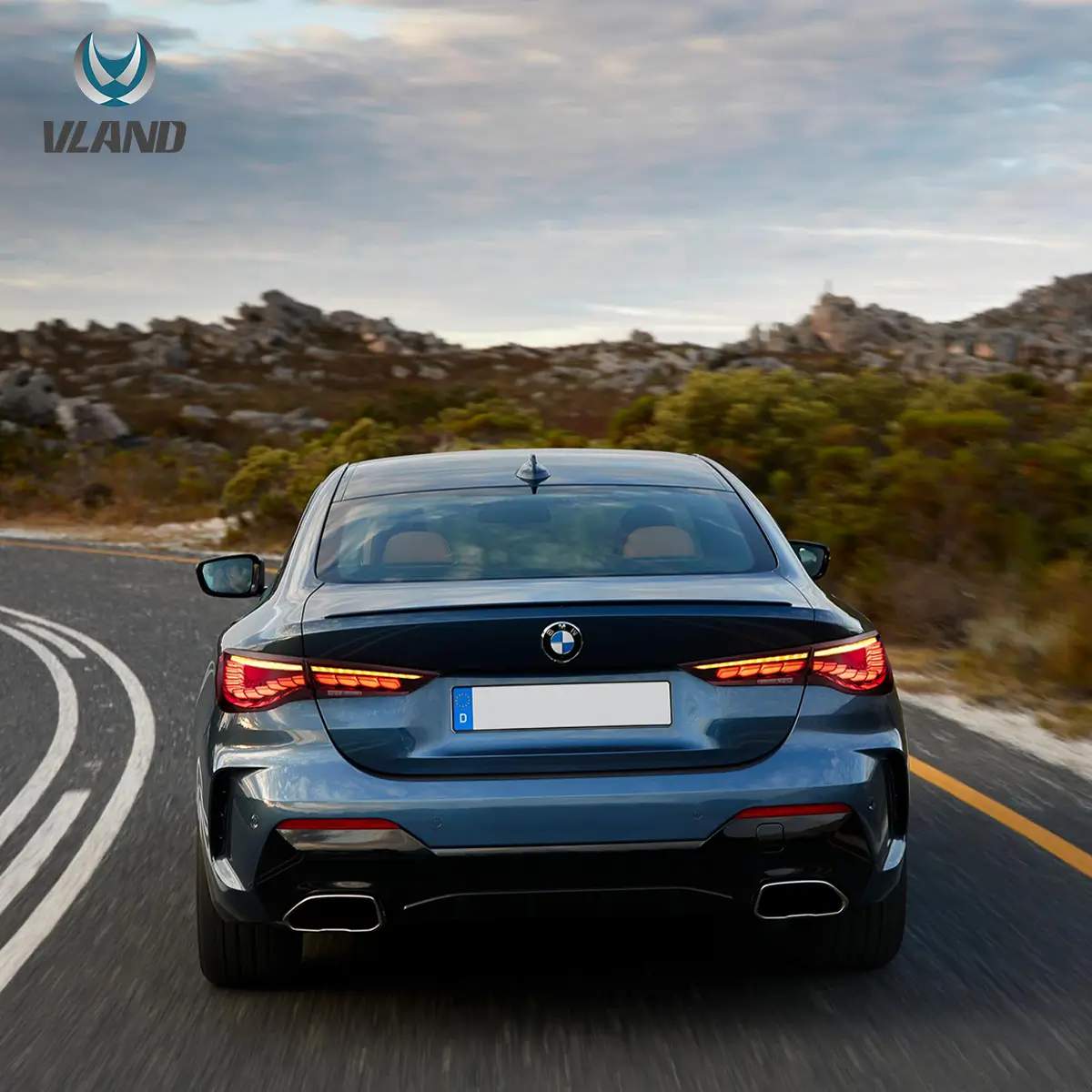 21-22 BMW 4-Series: OLED Tail Lights - Smoked photo 3