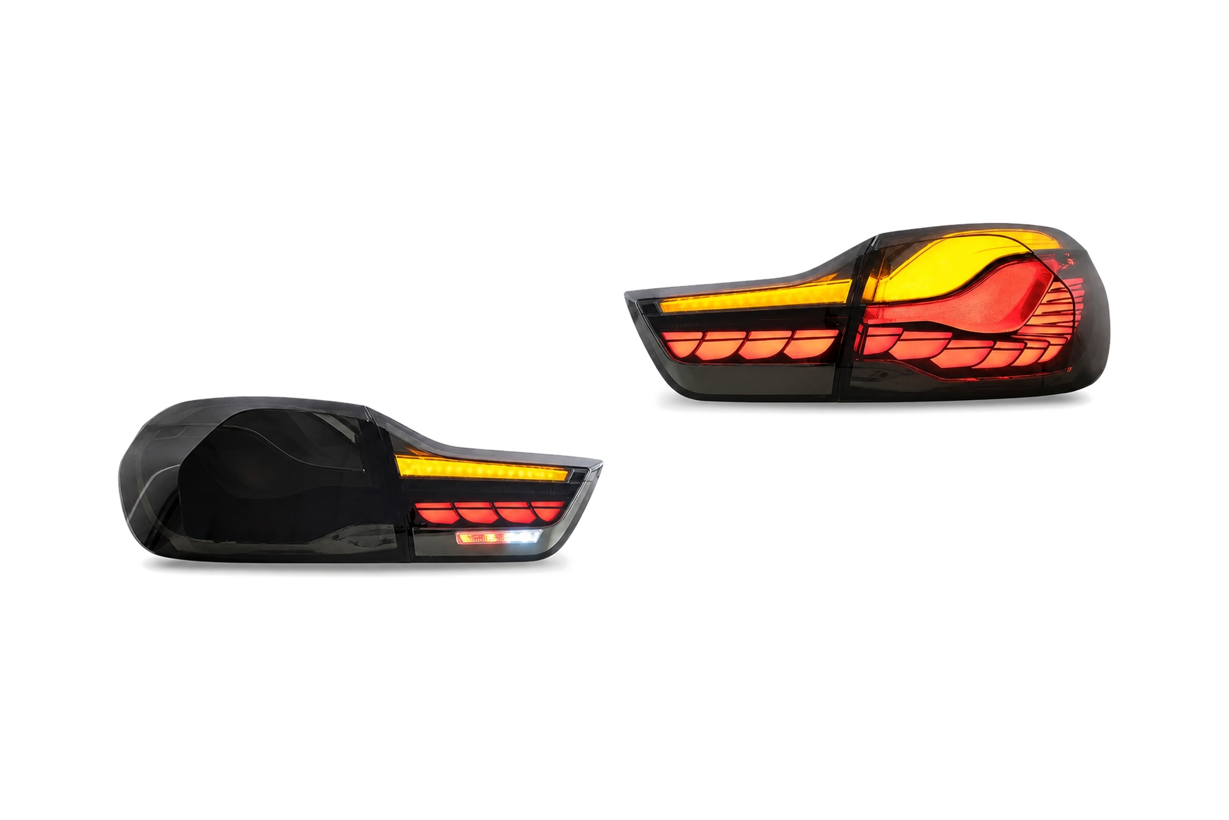 14-20 BMW 4-Series: LED Tail Lights GTS Style - Smoked