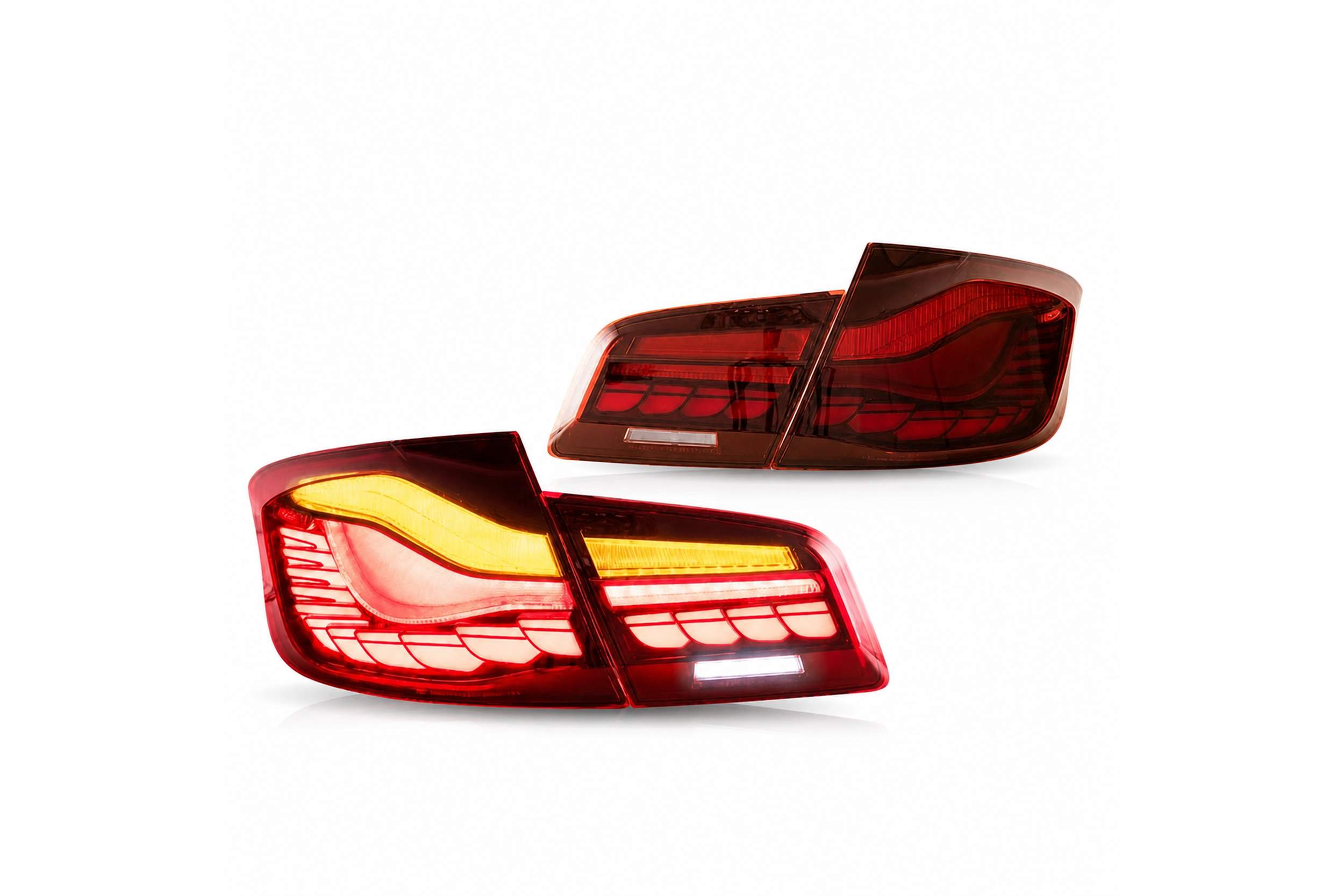 11-17 BMW 5-Series: OLED Tail Lights CS Style - Red