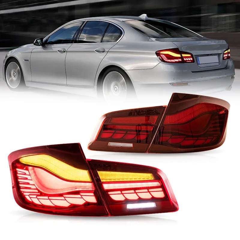 11-17 BMW 5-Series: OLED Tail Lights CS Style - Red photo 2