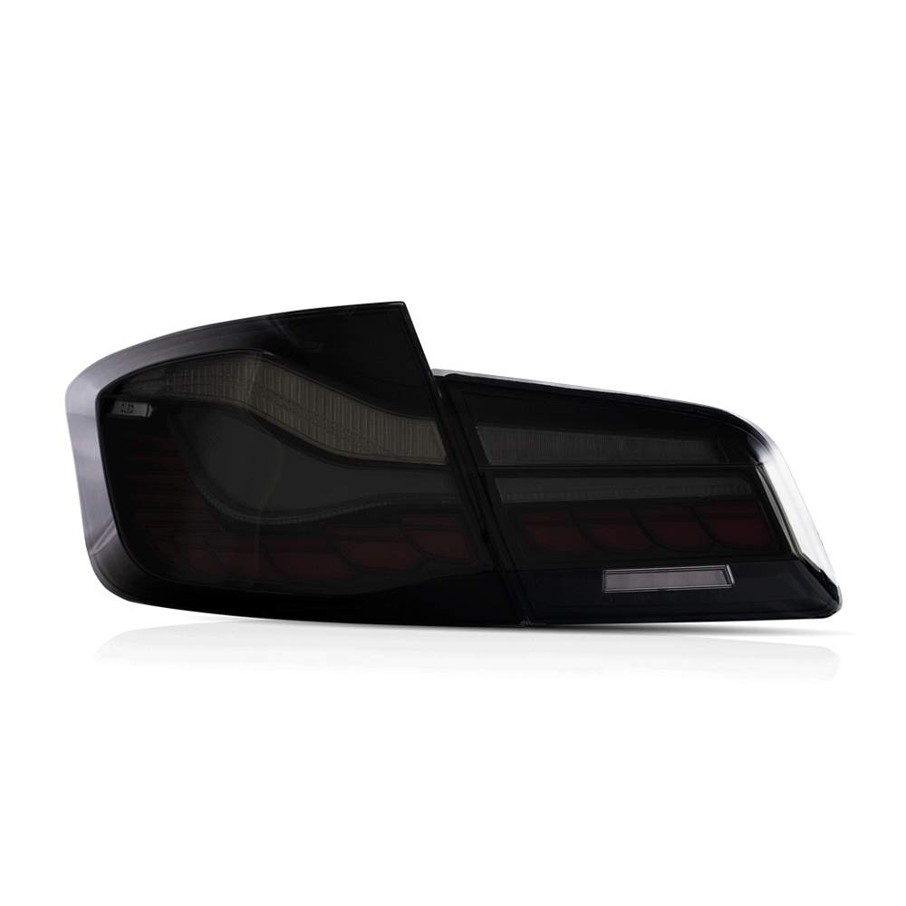 11-17 BMW 5-Series: OLED Tail Lights CS Style - Smoked photo 4