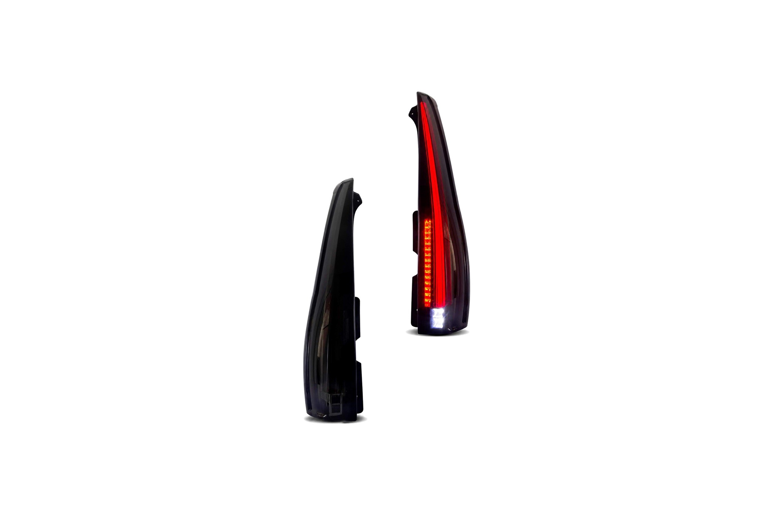 07-14 Cadillac Escalade: LED Tail Lights - Smoked/Red