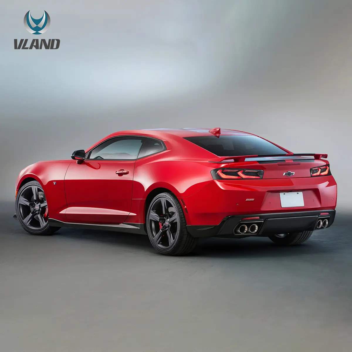 16-18 Chevrolet Camaro: LED Tail Lights Without Reverse Lights - Red/Clear photo 3