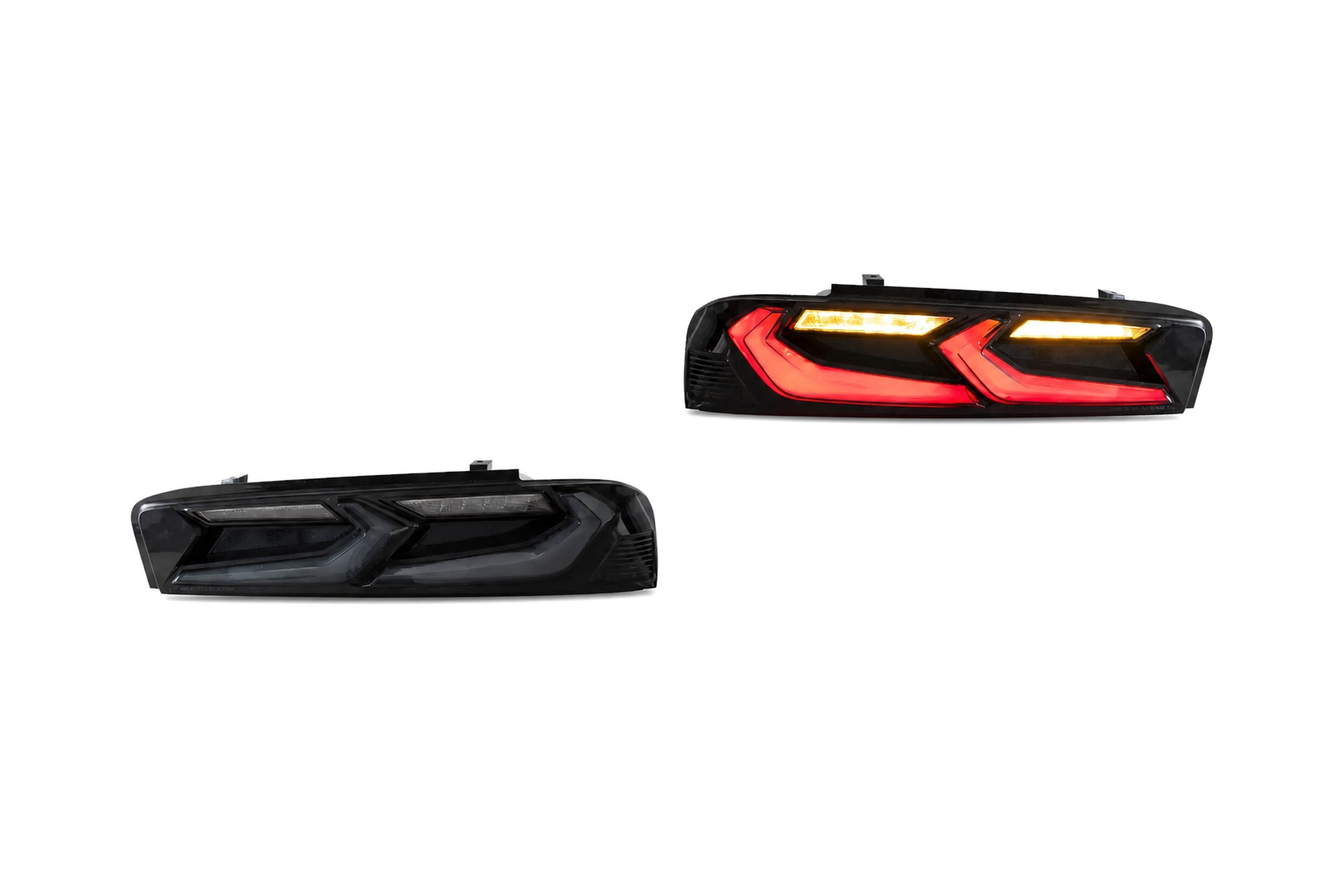 16-18 Chevrolet Camaro: LED Tail Lights Without Reverse Lights - Smoked