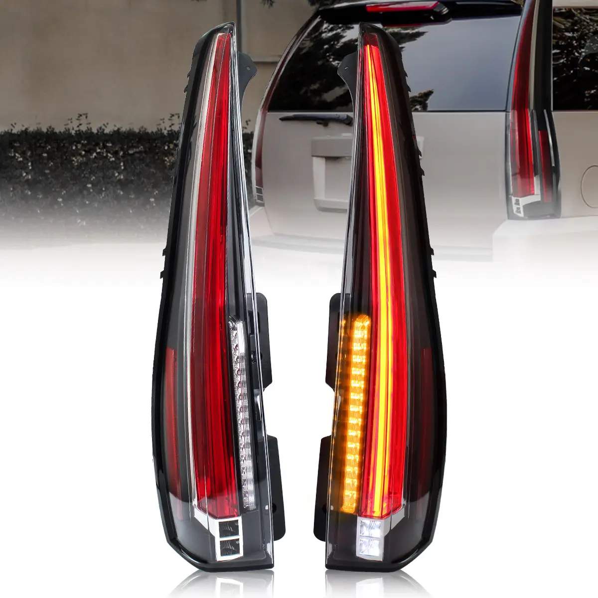 07-14 Chevrolet Tahoe: LED Tail Lights - Smoked/Amber photo 3