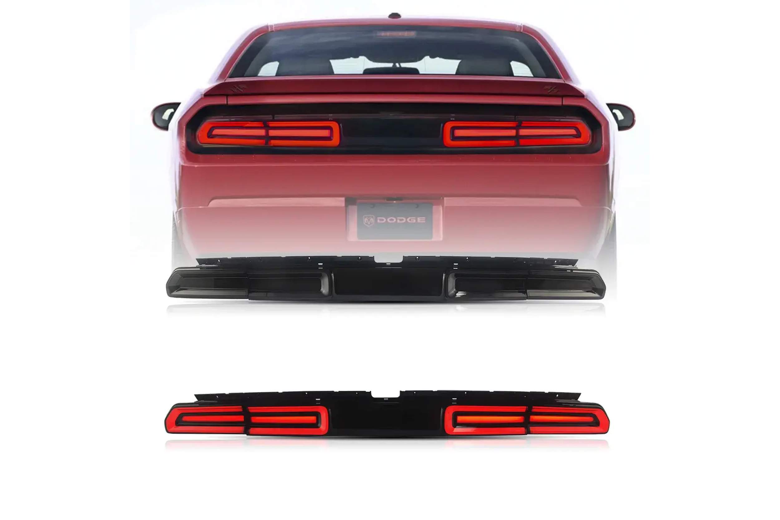 08-14 Dodge Challenger: Tail Lights - Smoked/Red photo 4