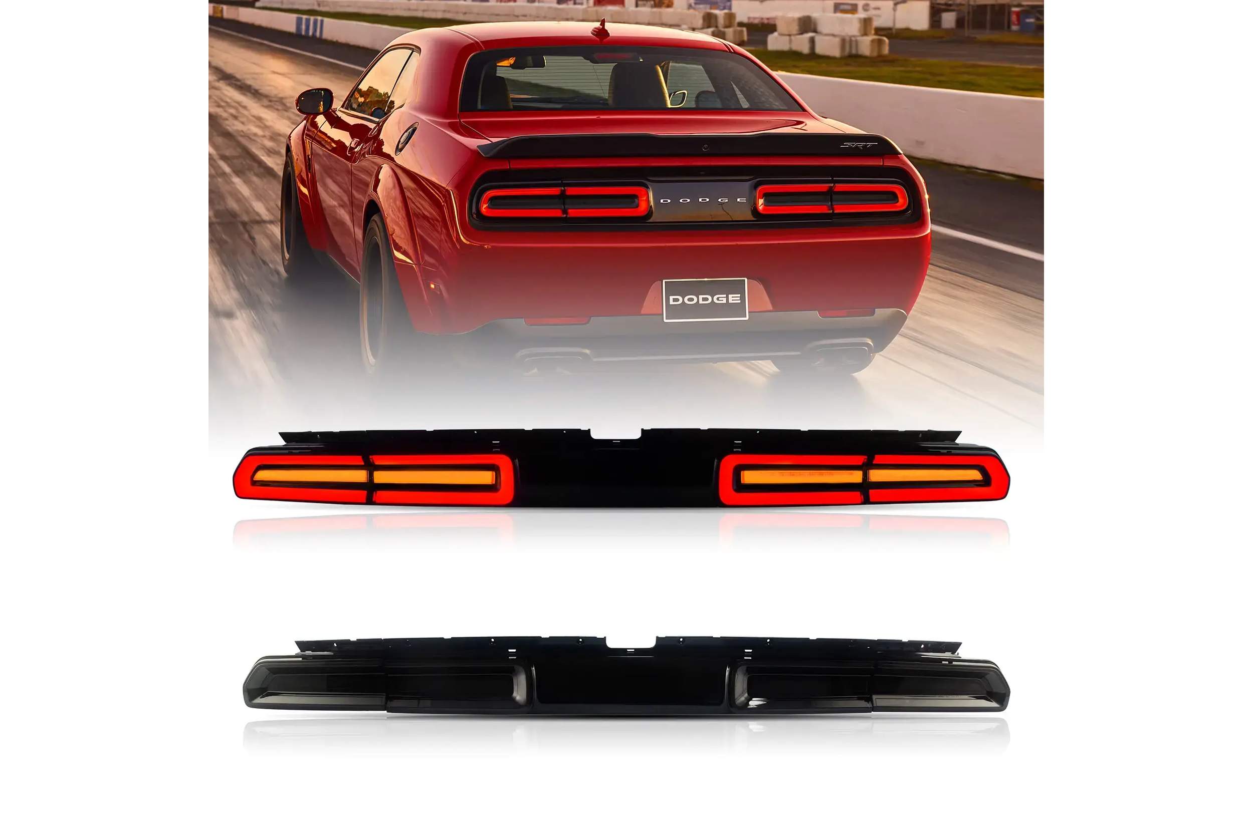 08-14 Dodge Challenger: Tail Lights - Smoked/Amber photo 2