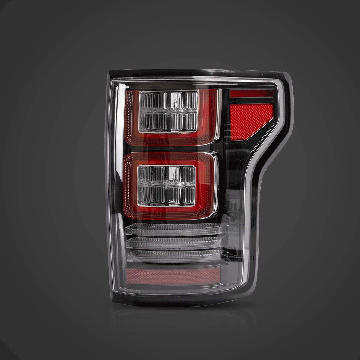 15-20 Ford F-150: LED Tail Lights - Clear/Red photo 4