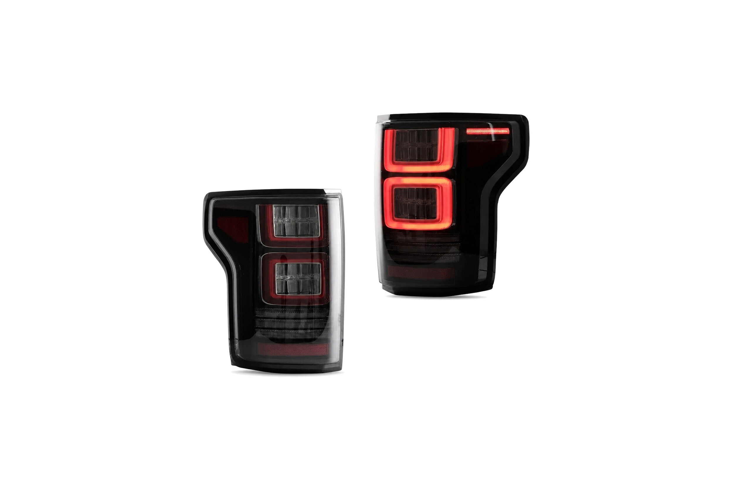 15-20 Ford F-150: LED Tail Lights - Smoked/Red