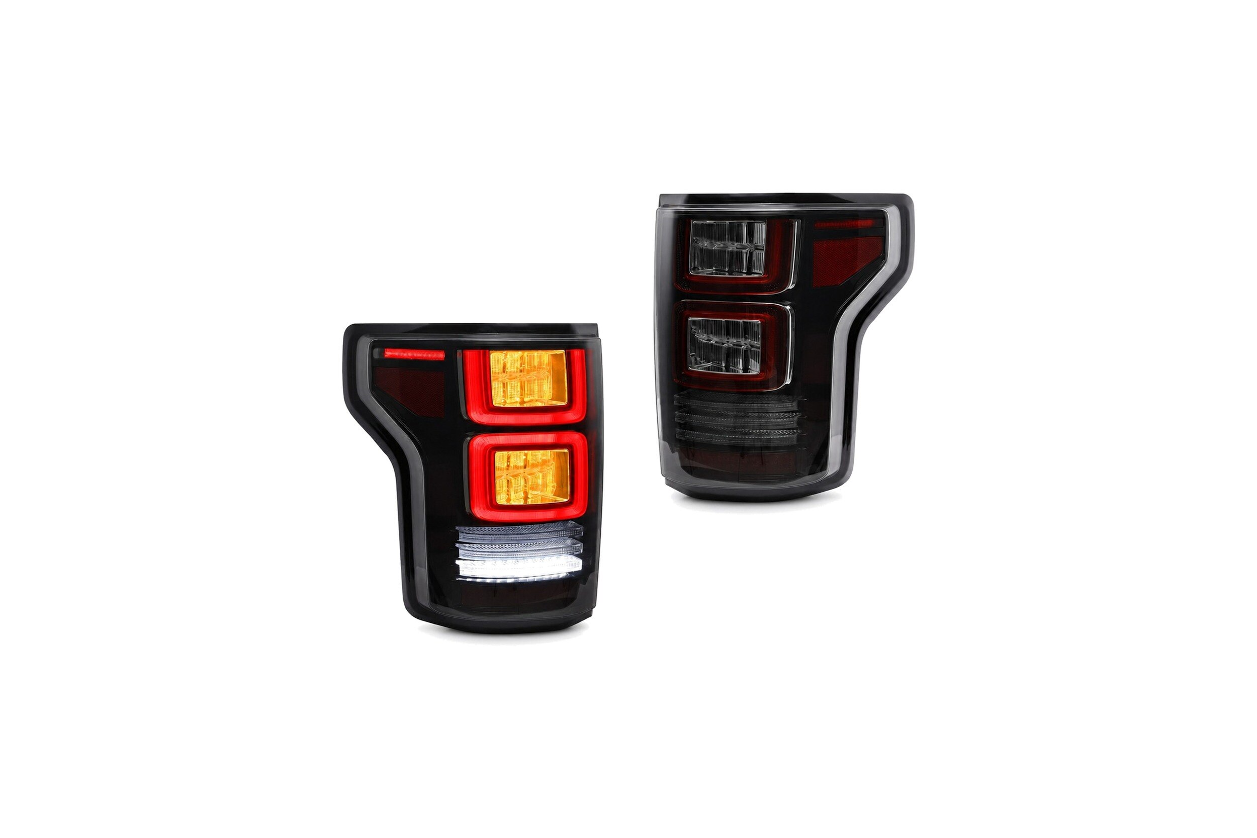 15-20 Ford F-150: LED Tail Lights - Smoked/Amber