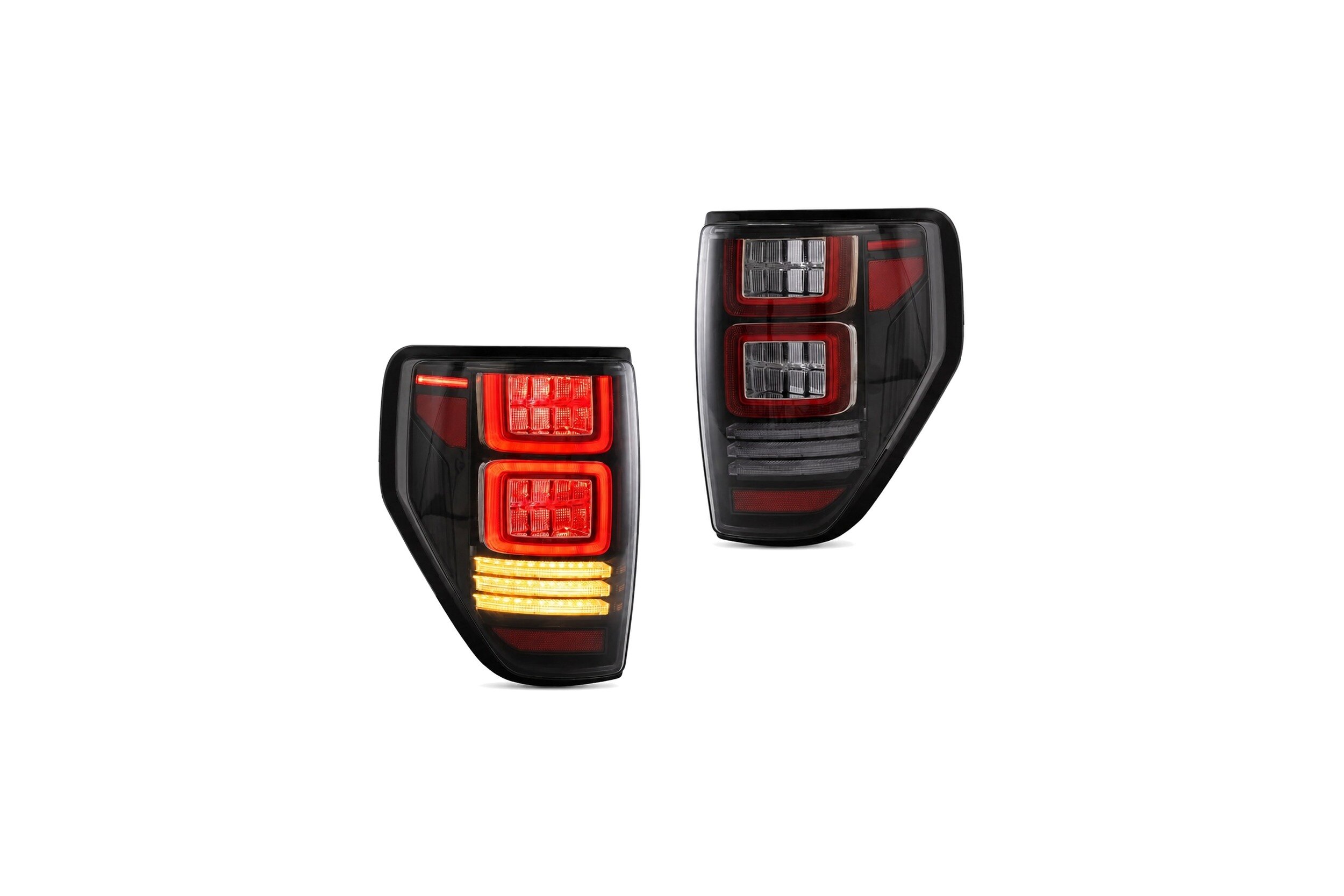 09-14 Ford F-150: Tail Lights - Clear/Amber