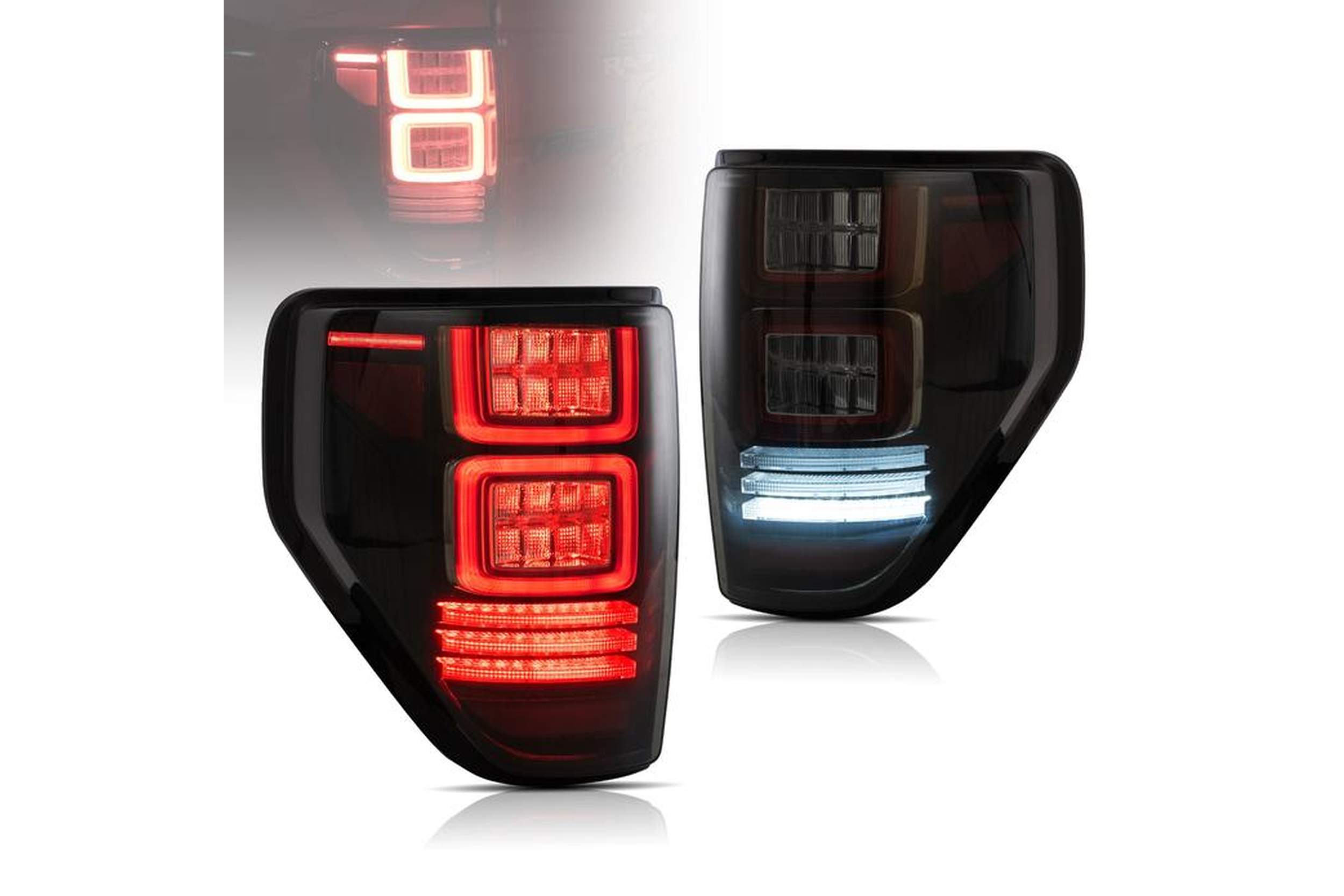 09-14 Ford F-150: Tail Lights - Smoked/Red photo 4