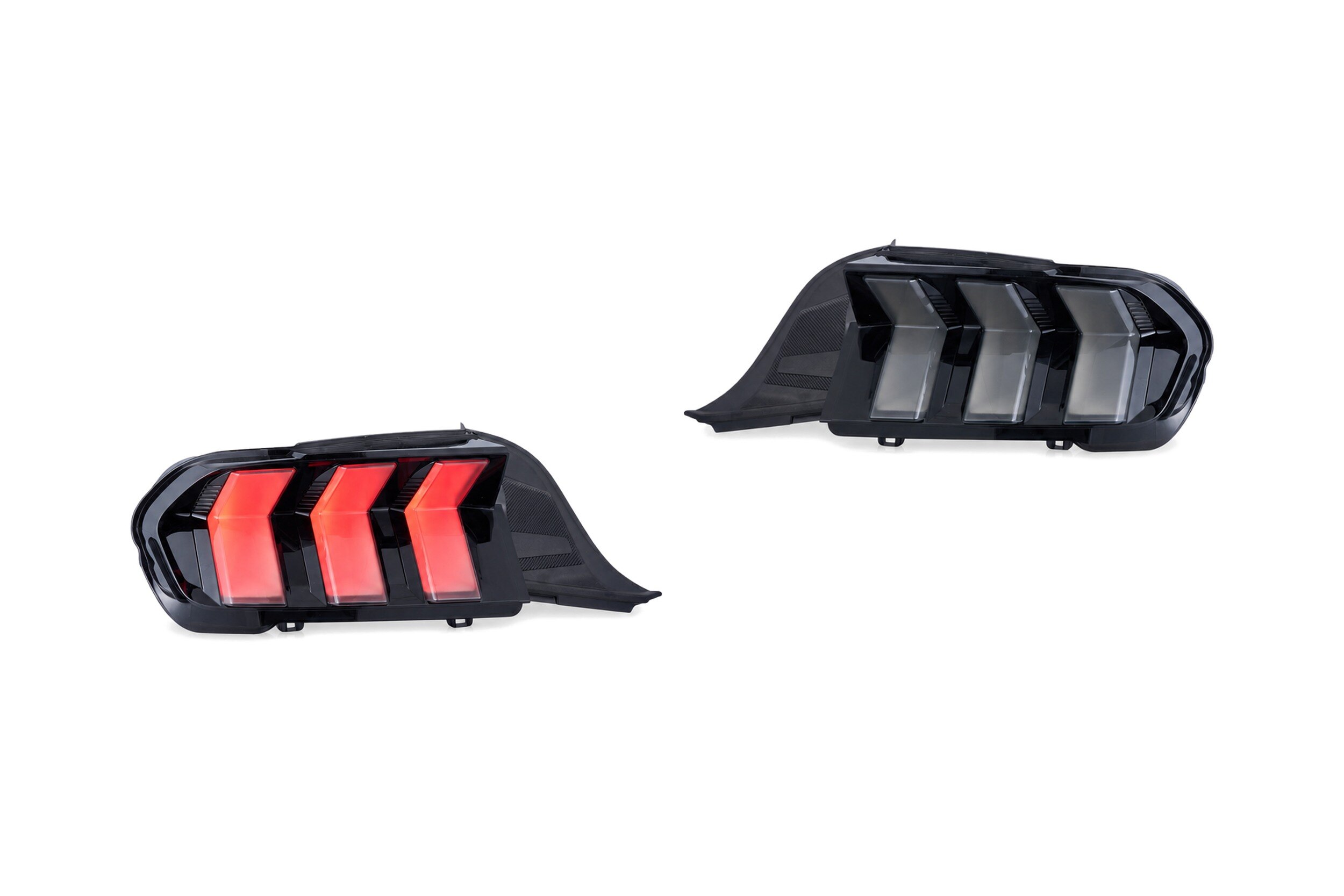 24-26 Ford Mustang: LED Tail Lights - Red/Smoked